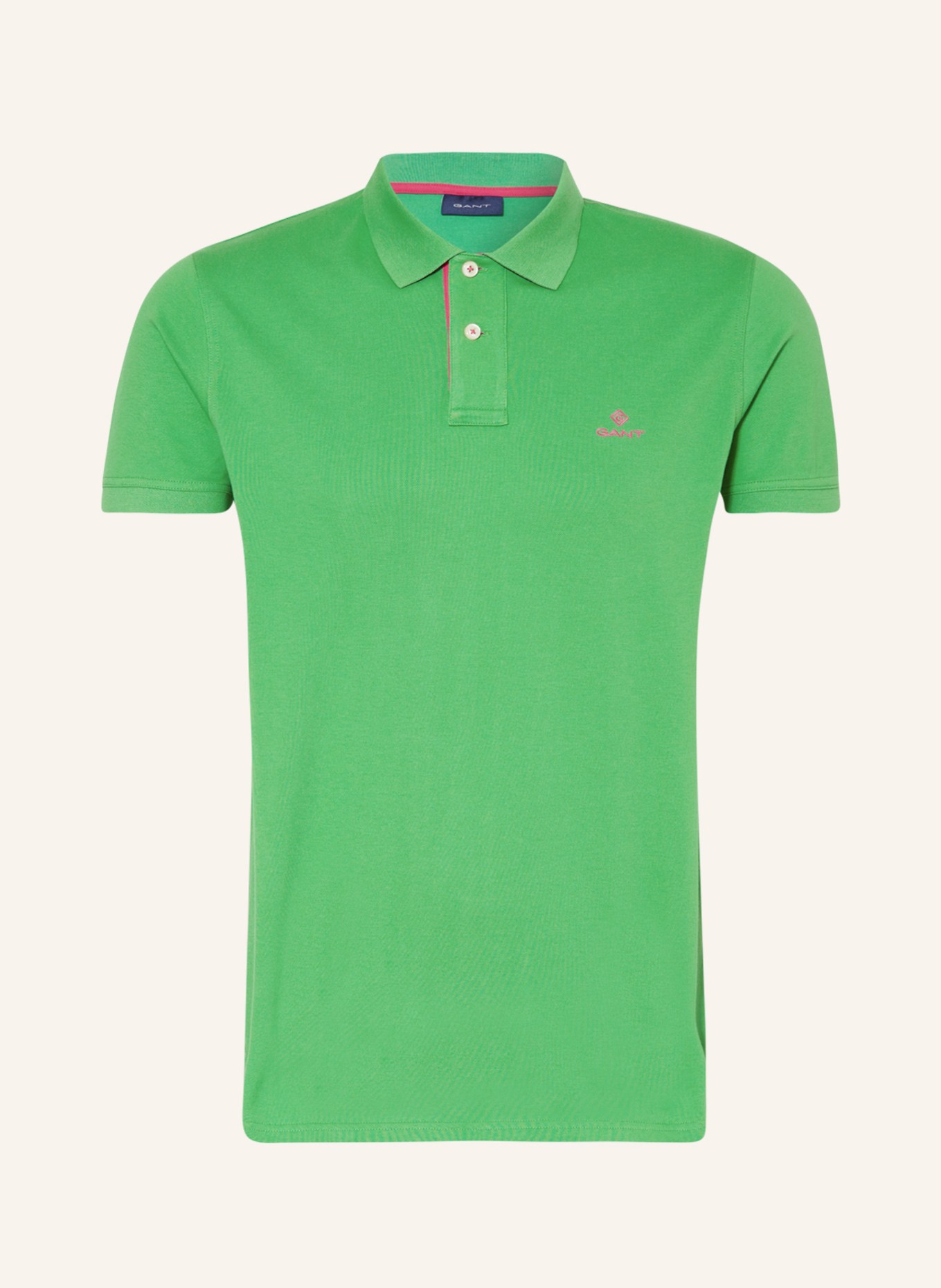 GANT Piqué-Poloshirt, Farbe: GRÜN (Bild 1)