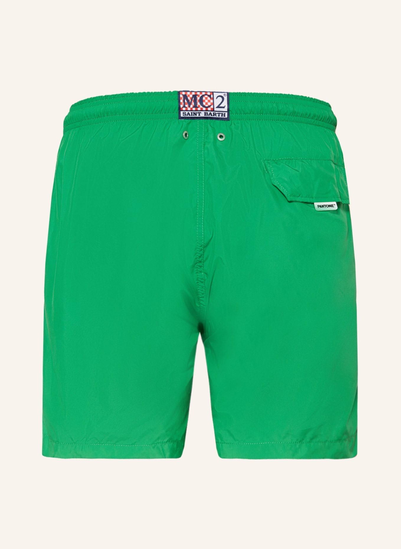 MC2 SAINT BARTH Swim shorts LIGHTING PANTONE , Color: GREEN (Image 2)