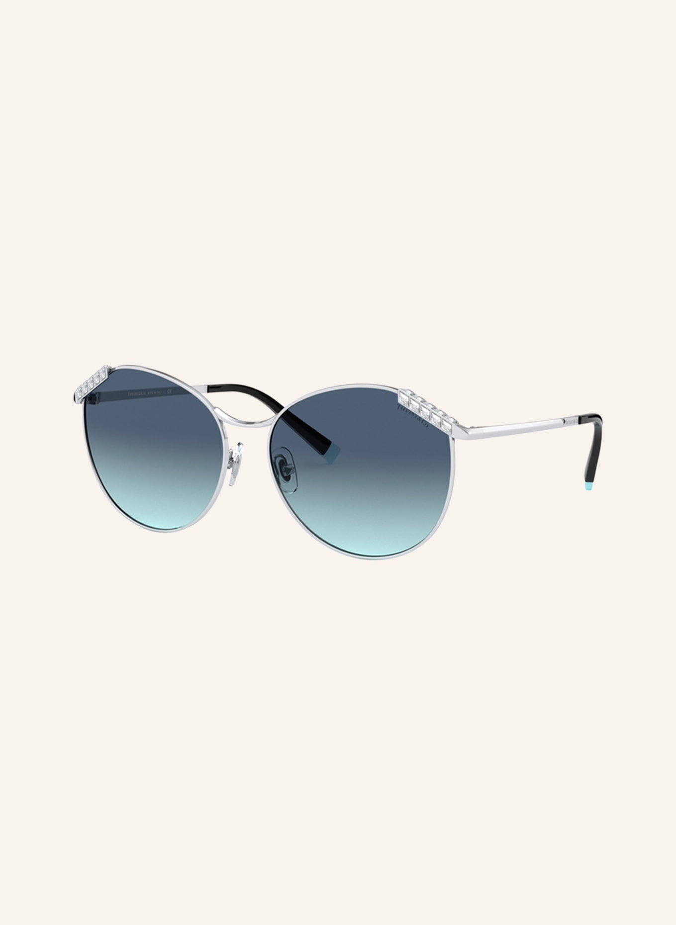 TIFFANY & Co. Sunglasses TF3073B, Color: 60019S - SILVER/BLUE GRADIENT (Image 1)