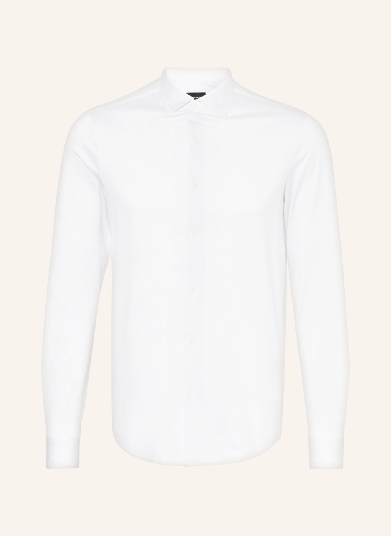 EMPORIO ARMANI Jersey shirt slim fit: WHITE