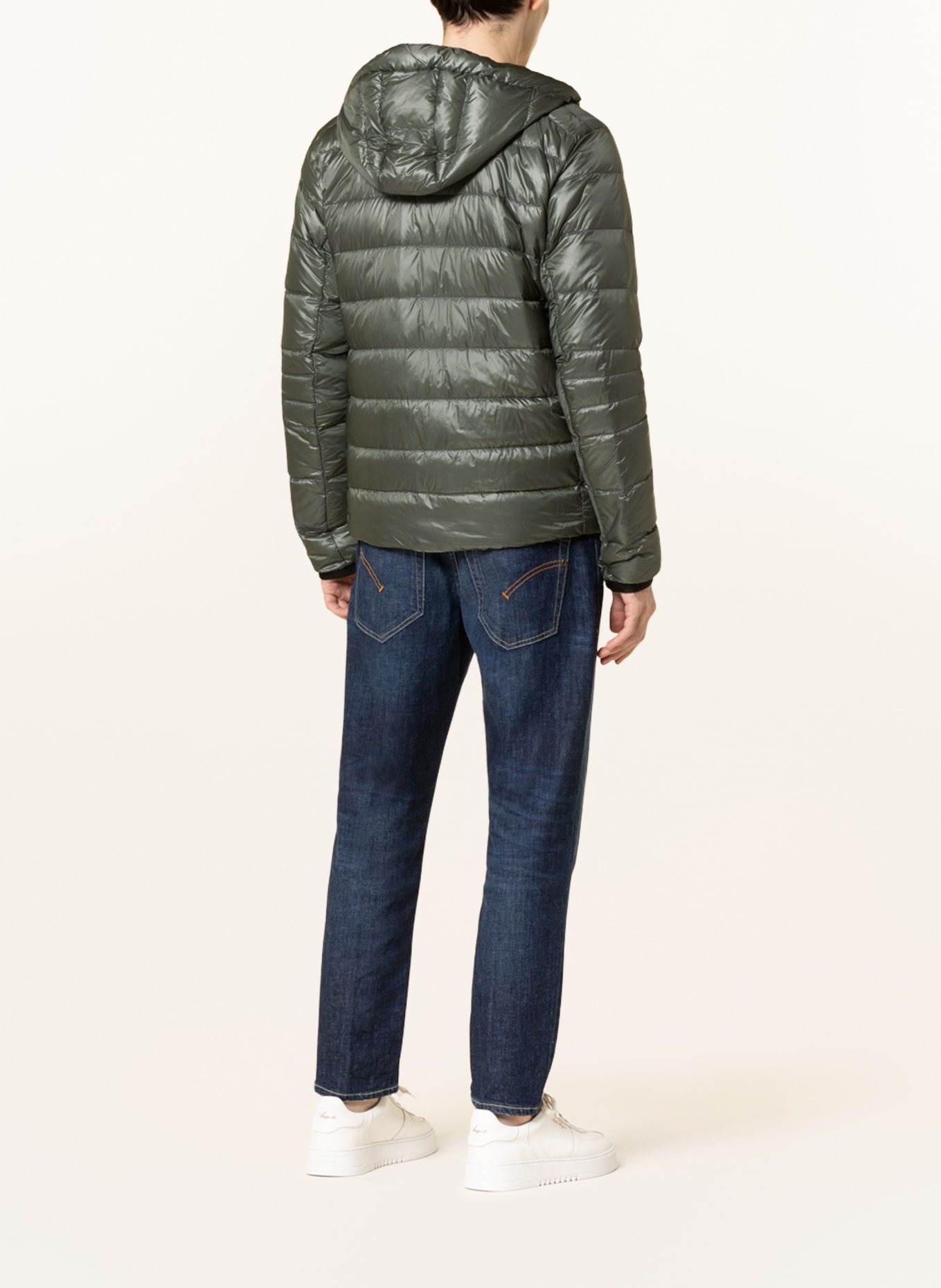 CANADA GOOSE Lightweight down jacket CROFTON: OLIVE