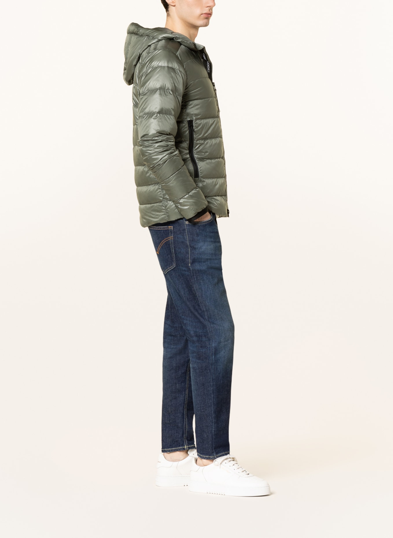 CANADA GOOSE Lightweight down jacket CROFTON: OLIVE