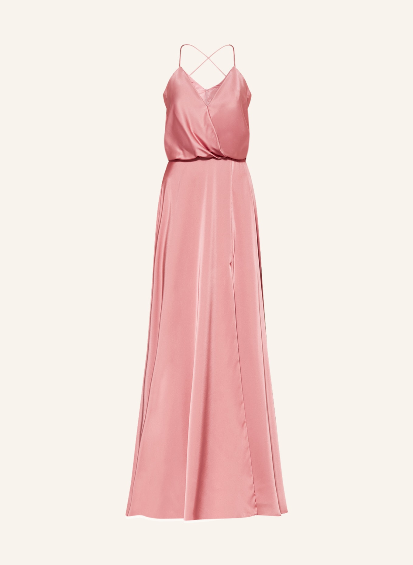 unique Evening dress with stole: PINK