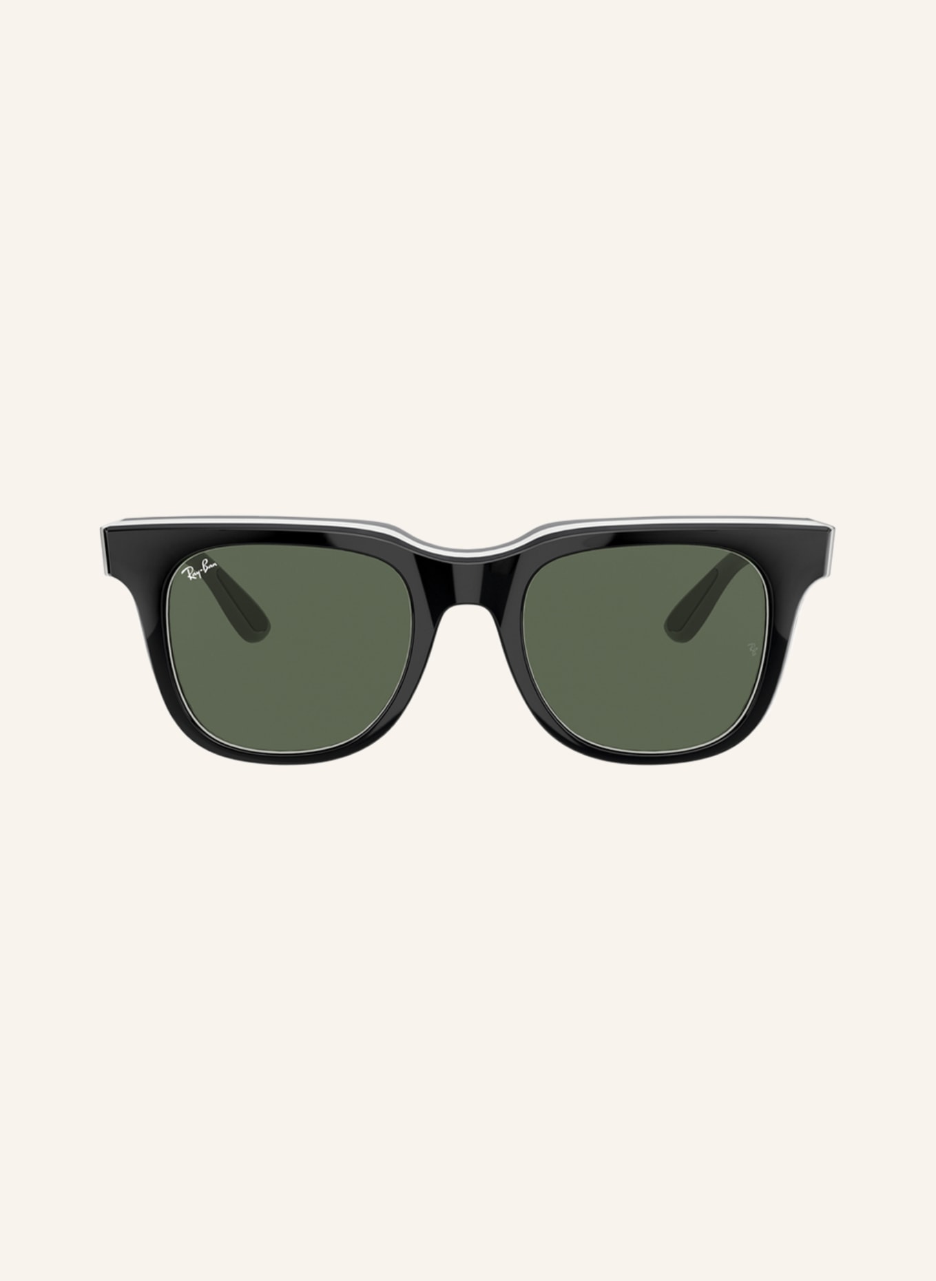 Ray-Ban Sunglasses RB 4668, Color: 652171 - BLACK/ DARK GREEN (Image 2)