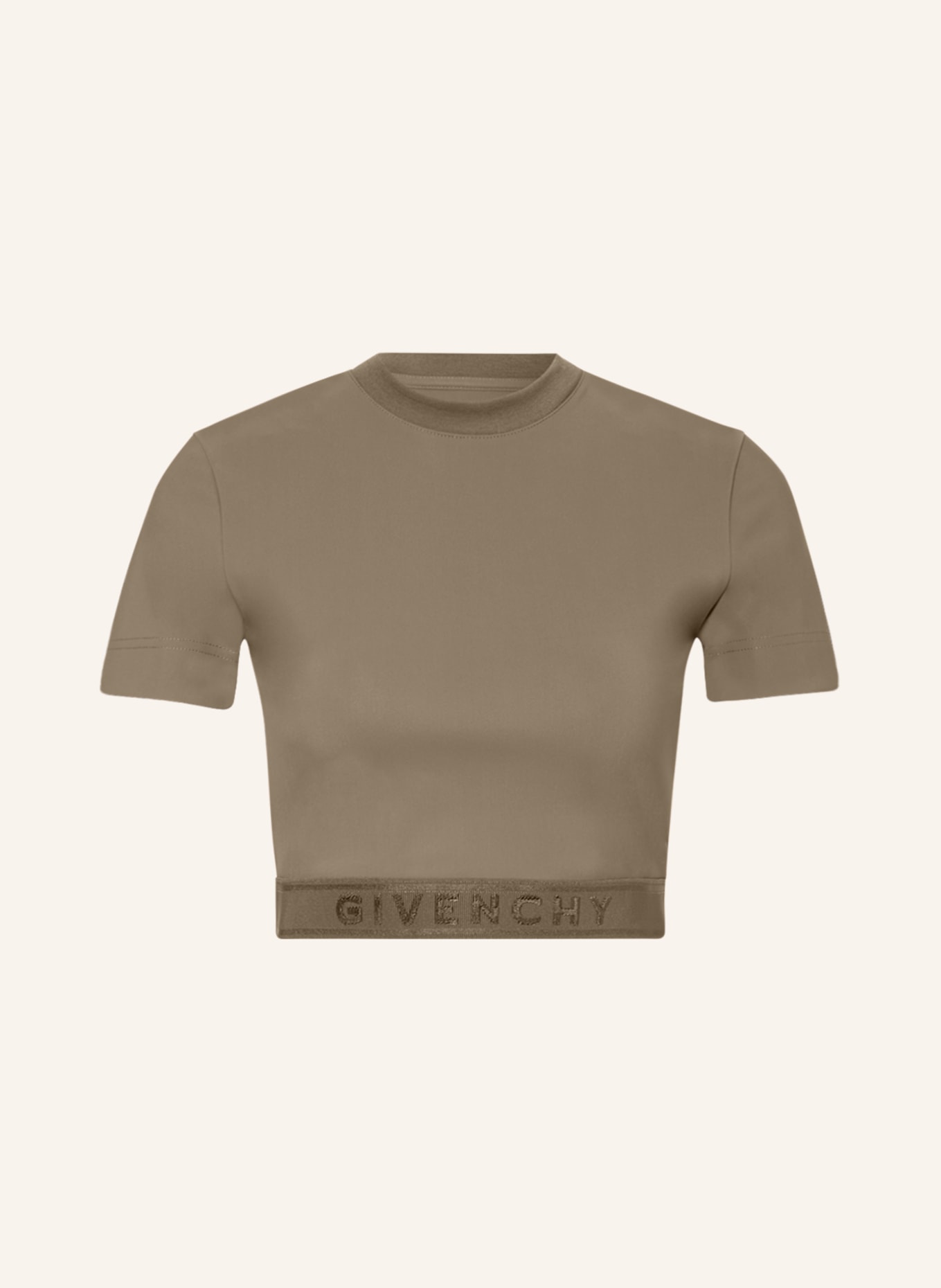 GIVENCHY Cropped-Shirt, Farbe: KHAKI(Bild null)