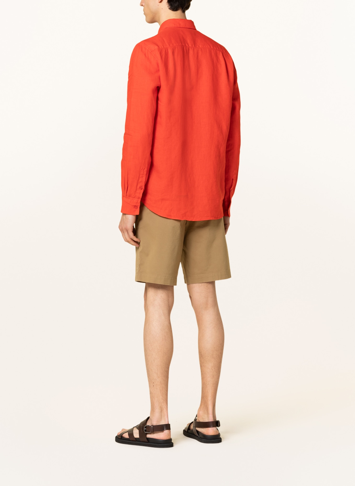 VILEBREQUIN Leinenhemd Regulrar Fit: ORANGE