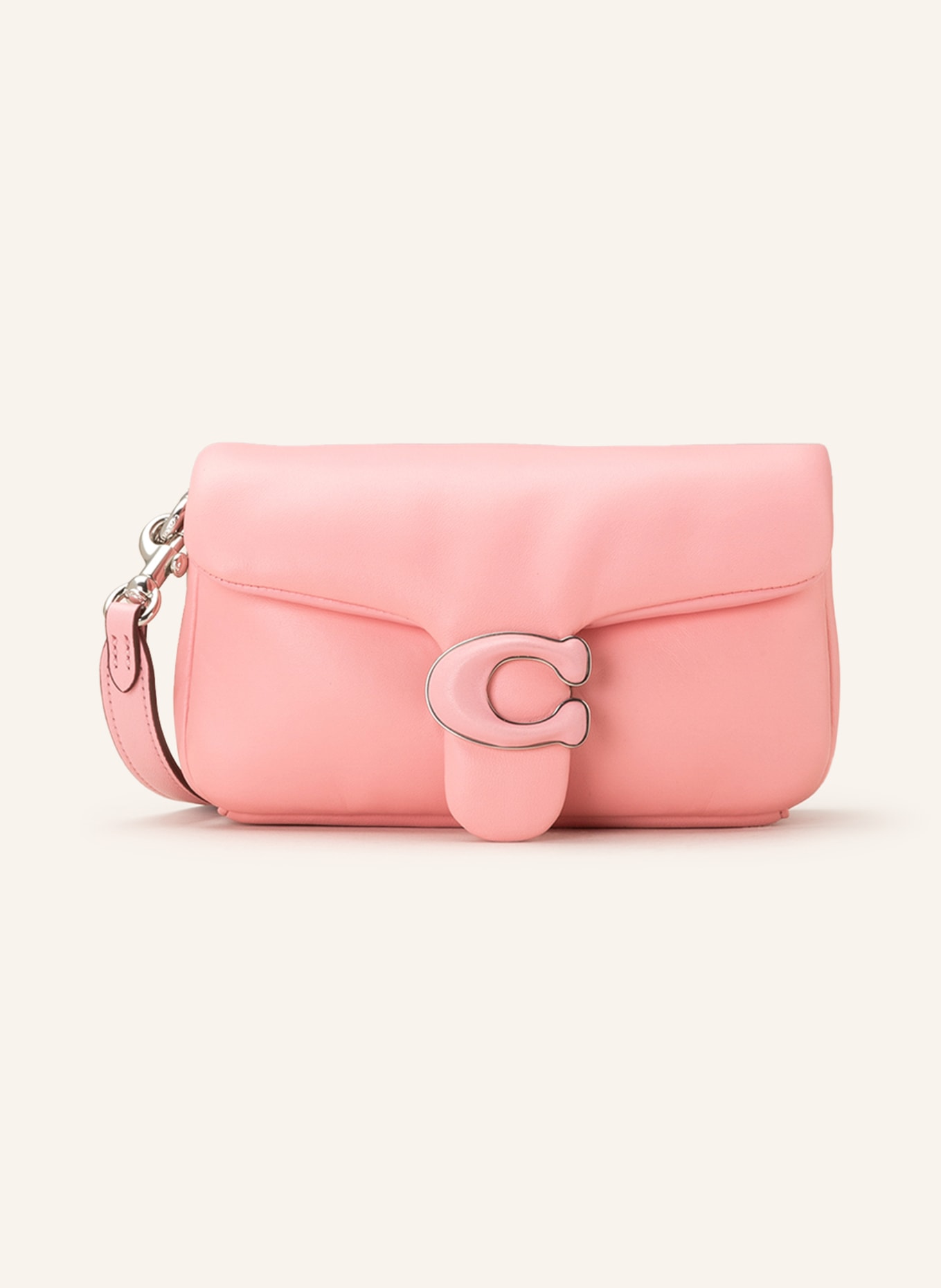 Pillow tabby leather crossbody bag Coach Pink in Leather - 33997078