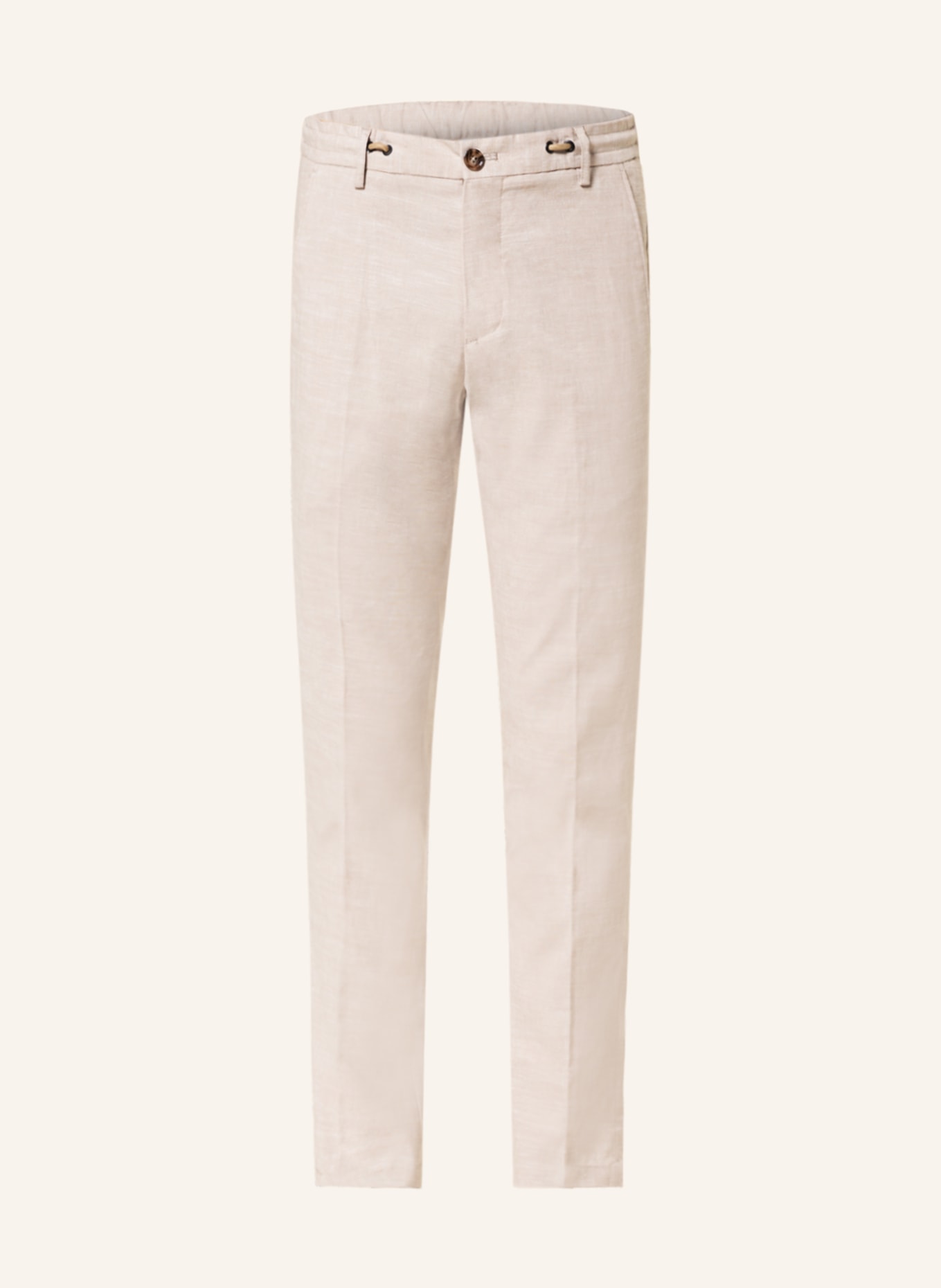PAUL Suit trousers extra slim fit with linen, Color: 003 Light Beige(Image null)