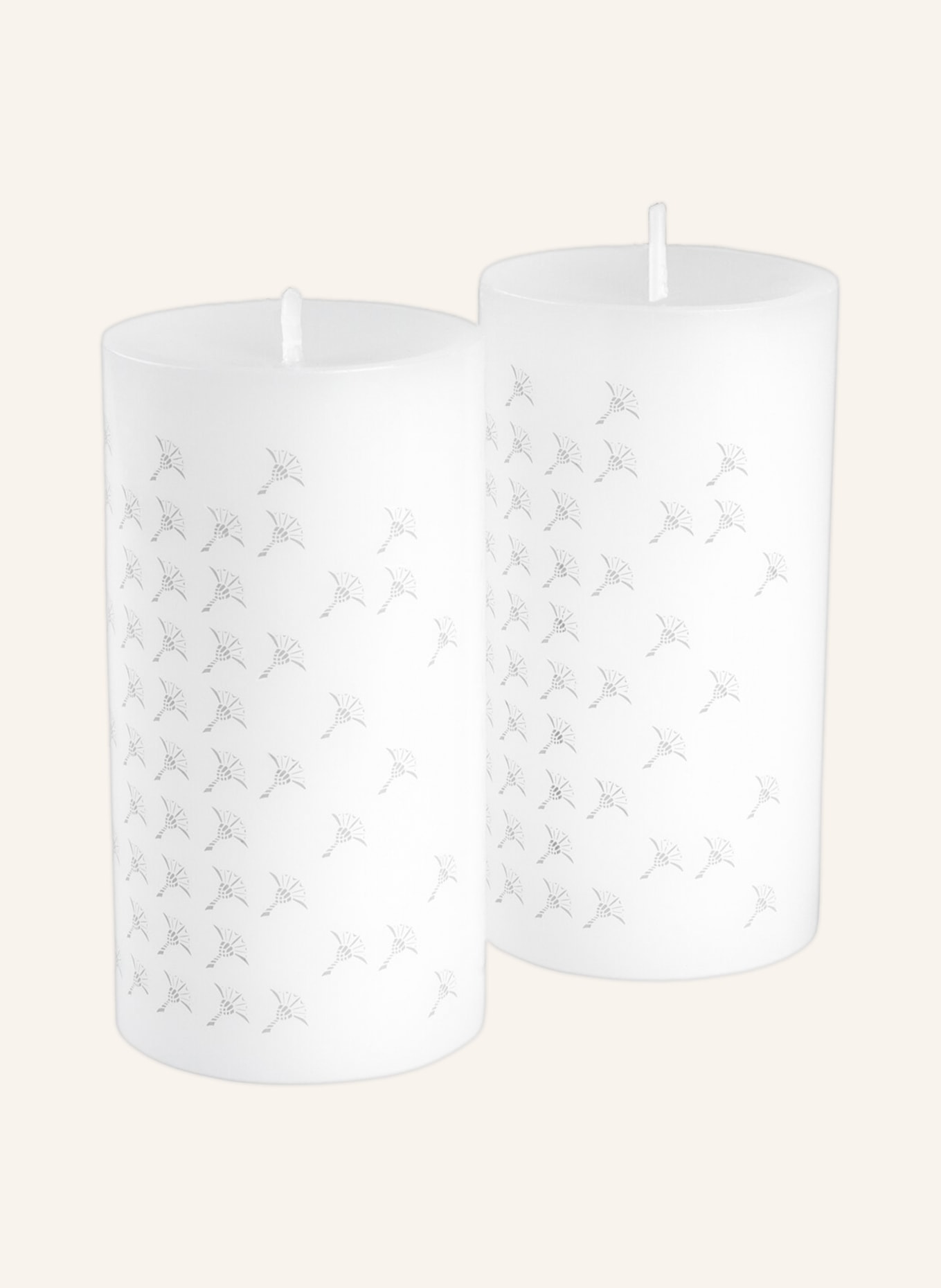 JOOP! Set of 2 candles JOOP! FADED CORNFLOWER, Color: WHITE (Image 1)