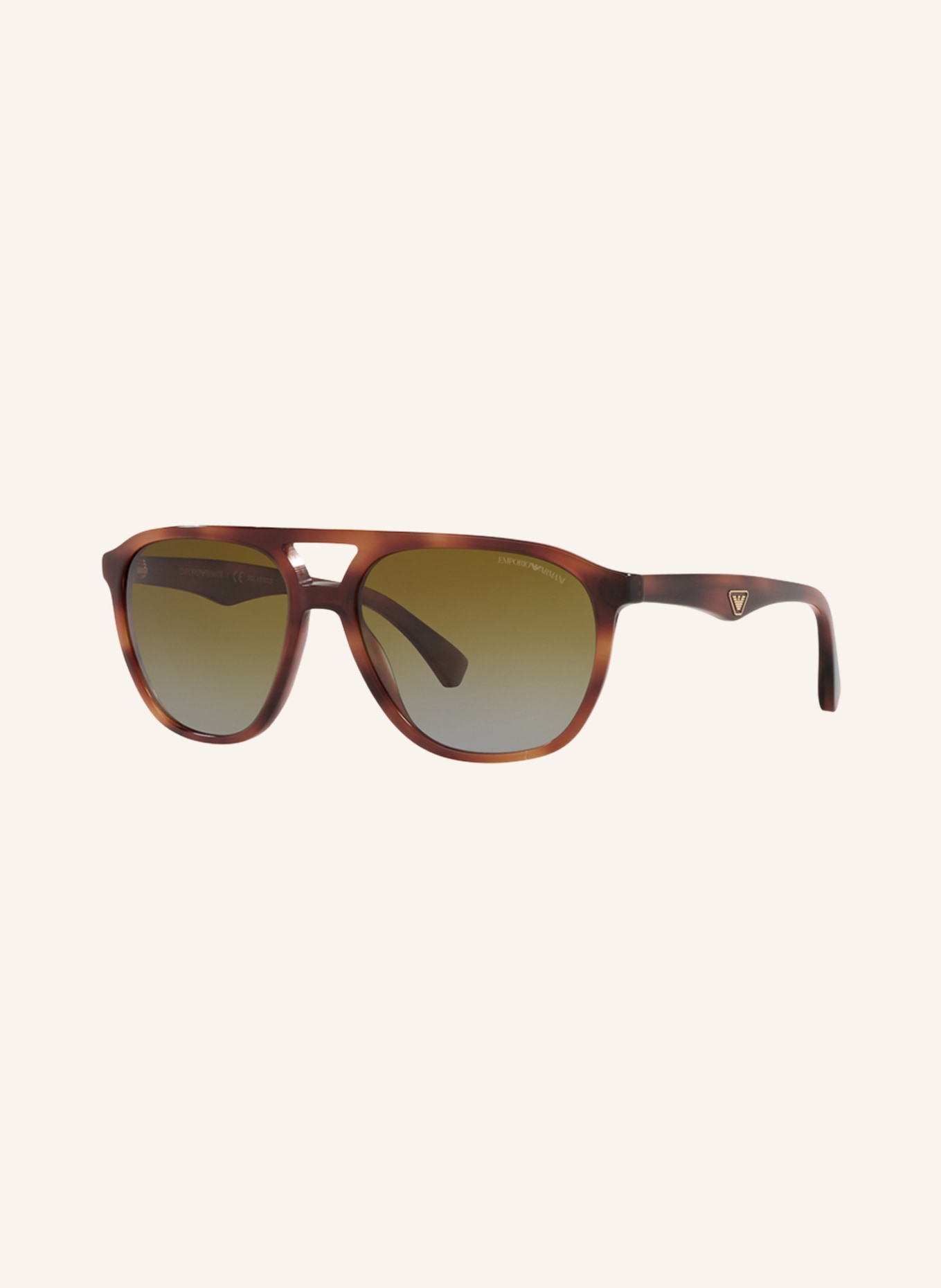 EMPORIO ARMANI Sunglasses EA4156, Color: 5297T5 - HAVANA/ LIGHT BROWN POLARIZED (Image 1)