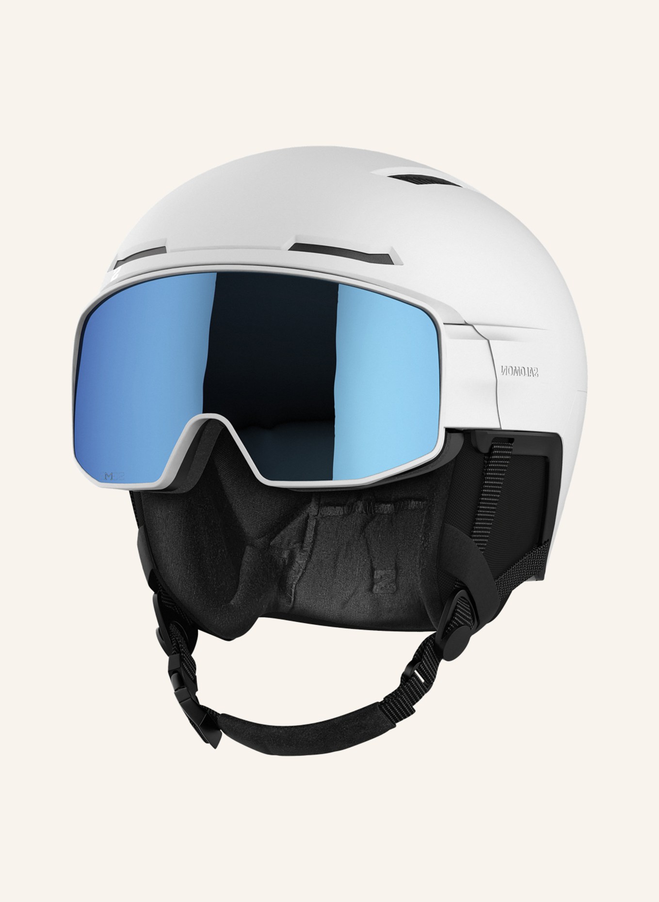 SALOMON Ski helmet DRIVER PRO SIGMA MIPS, Color: WHITE (Image 1)