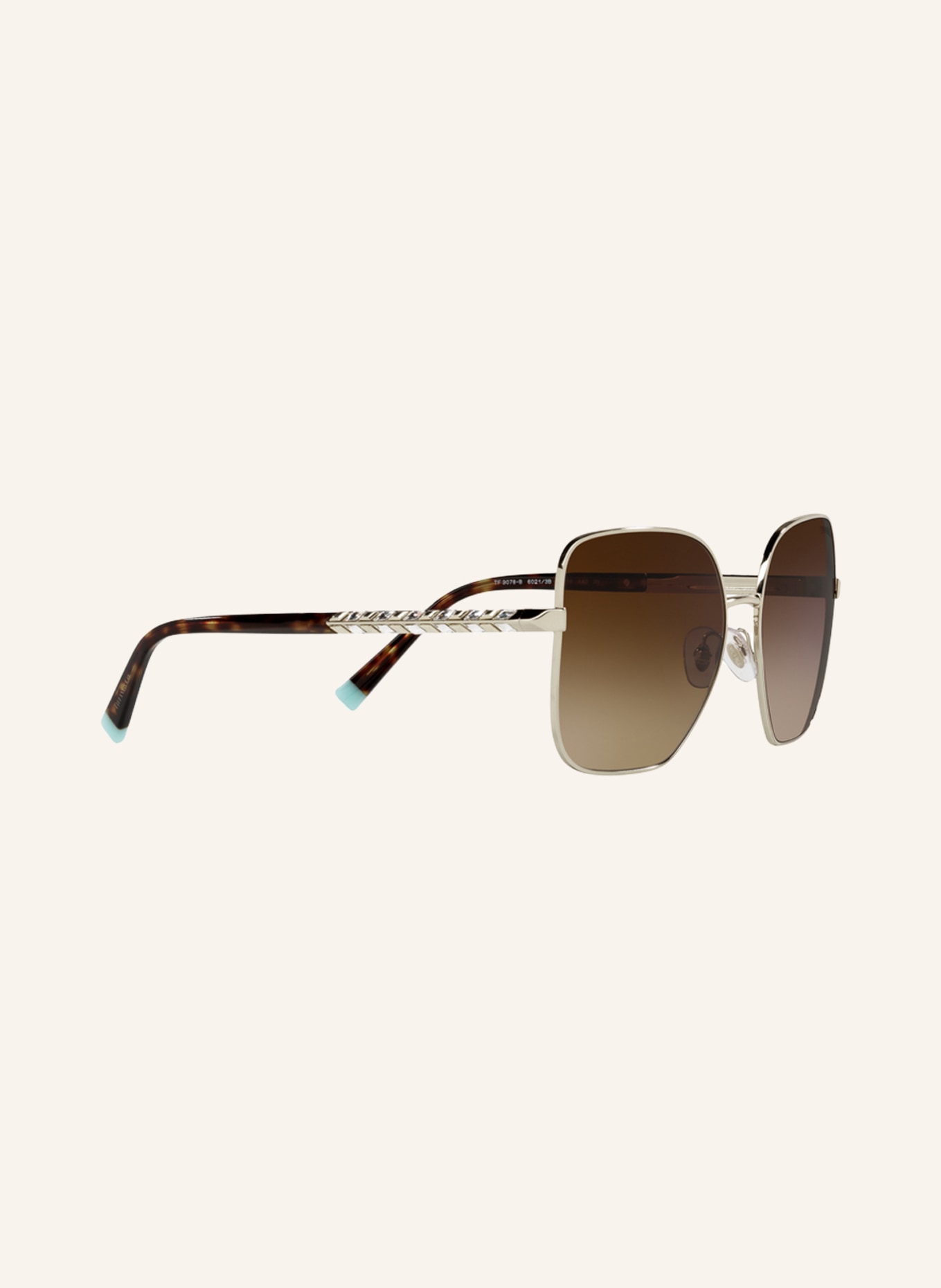 TIFFANY & Co. Sunglasses TF3078B: 60213Quay Great Escape clip on women's round sunglasses in tort