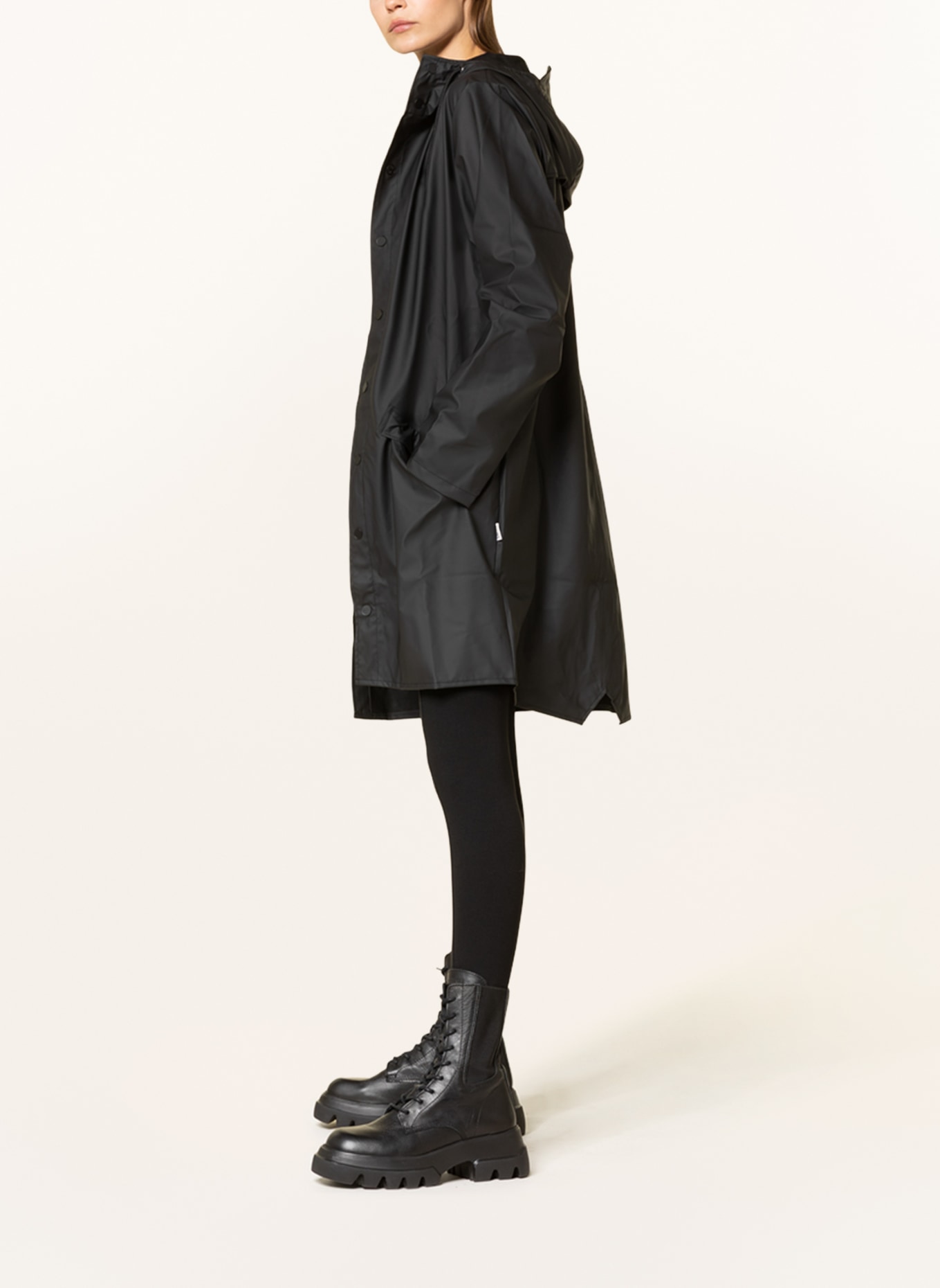 RAINS Raincoat, Color: BLACK (Image 4)