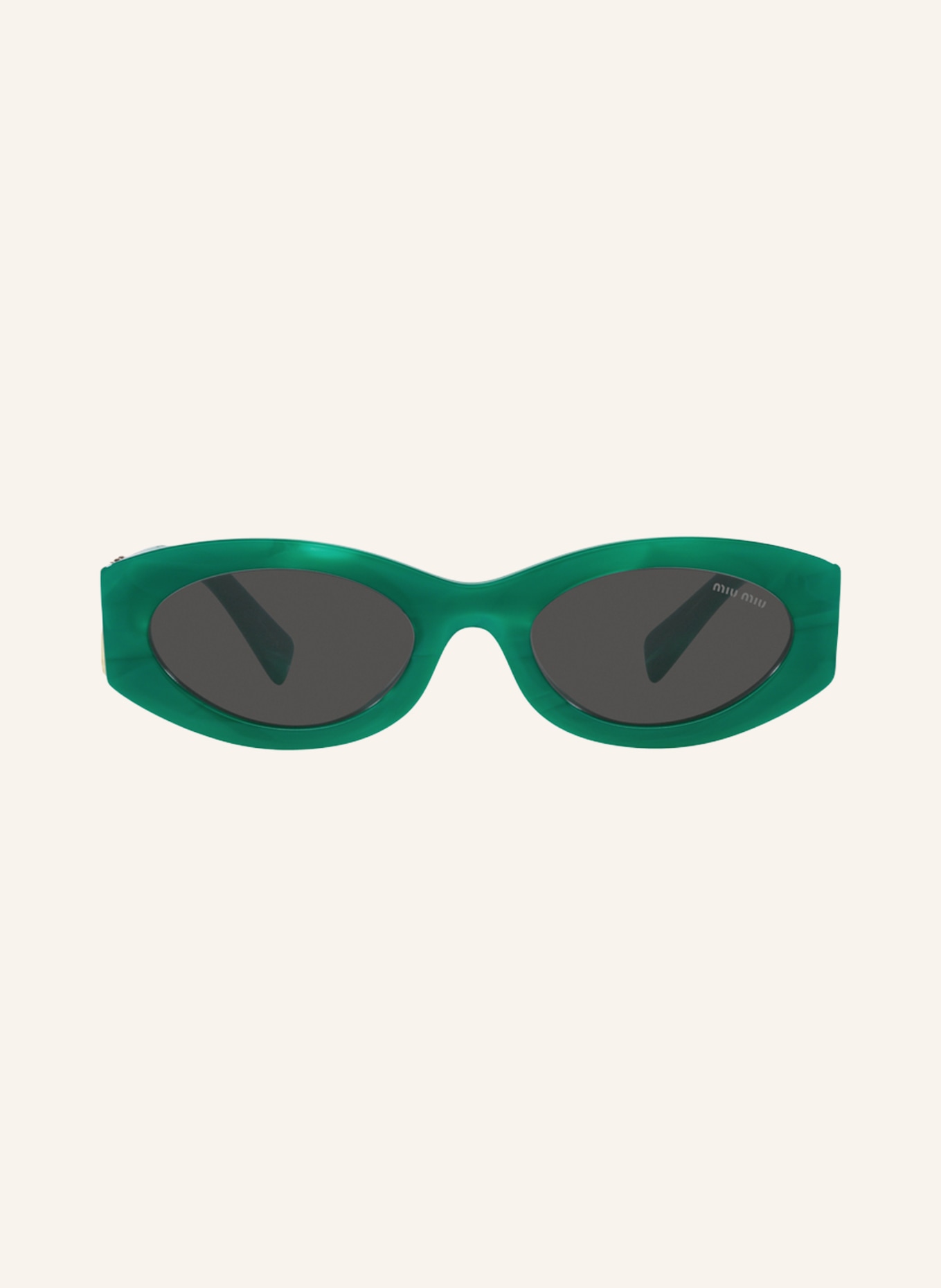 MIU MIU Sunglasses MU 11WS, Color: 15H5S0 - GREEN/ DARK GRAY (Image 2)