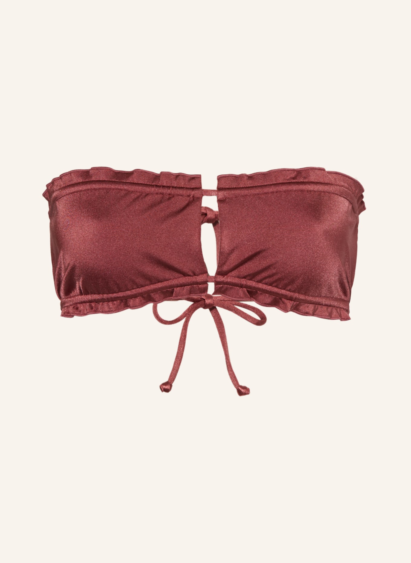 espadrij l'originale Bandeau-Bikini-Top CHLOE, Farbe: ALTROSA (Bild 1)