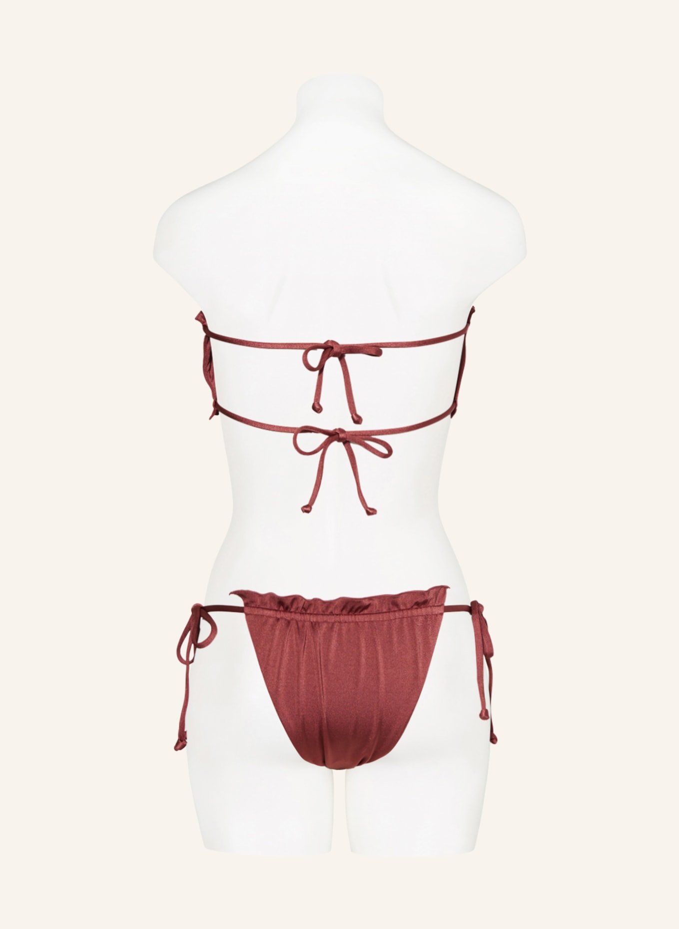 espadrij l'originale Bandeau-Bikini-Top CHLOE, Farbe: ALTROSA (Bild 3)