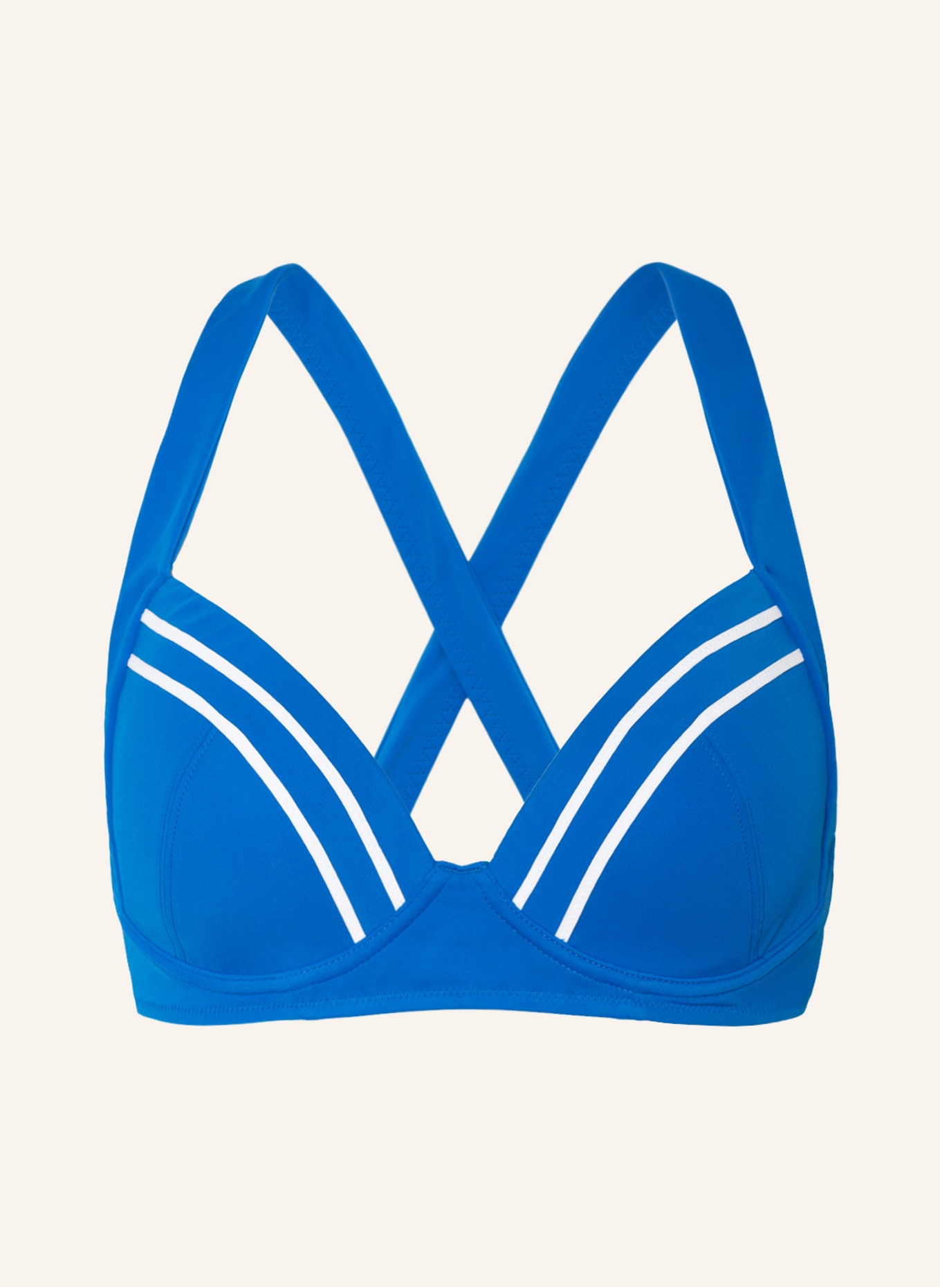 Lidea Bügel-Bikini-Top CAPTAIN, Farbe: BLAU/ WEISS (Bild 1)