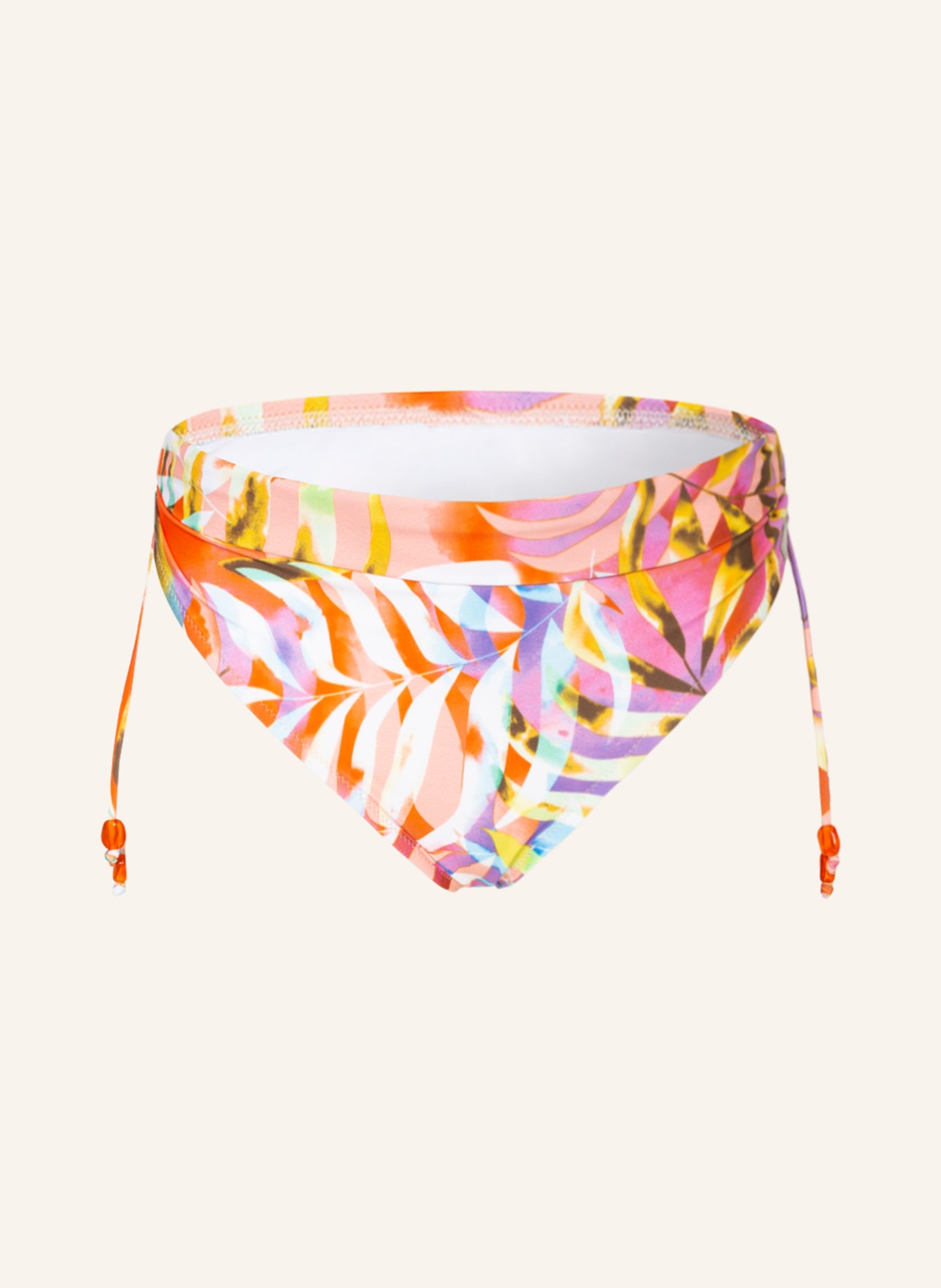 Lidea High-waist bikini bottoms CIRCUS, Color: WHITE/ ORANGE/ PURPLE (Image 1)