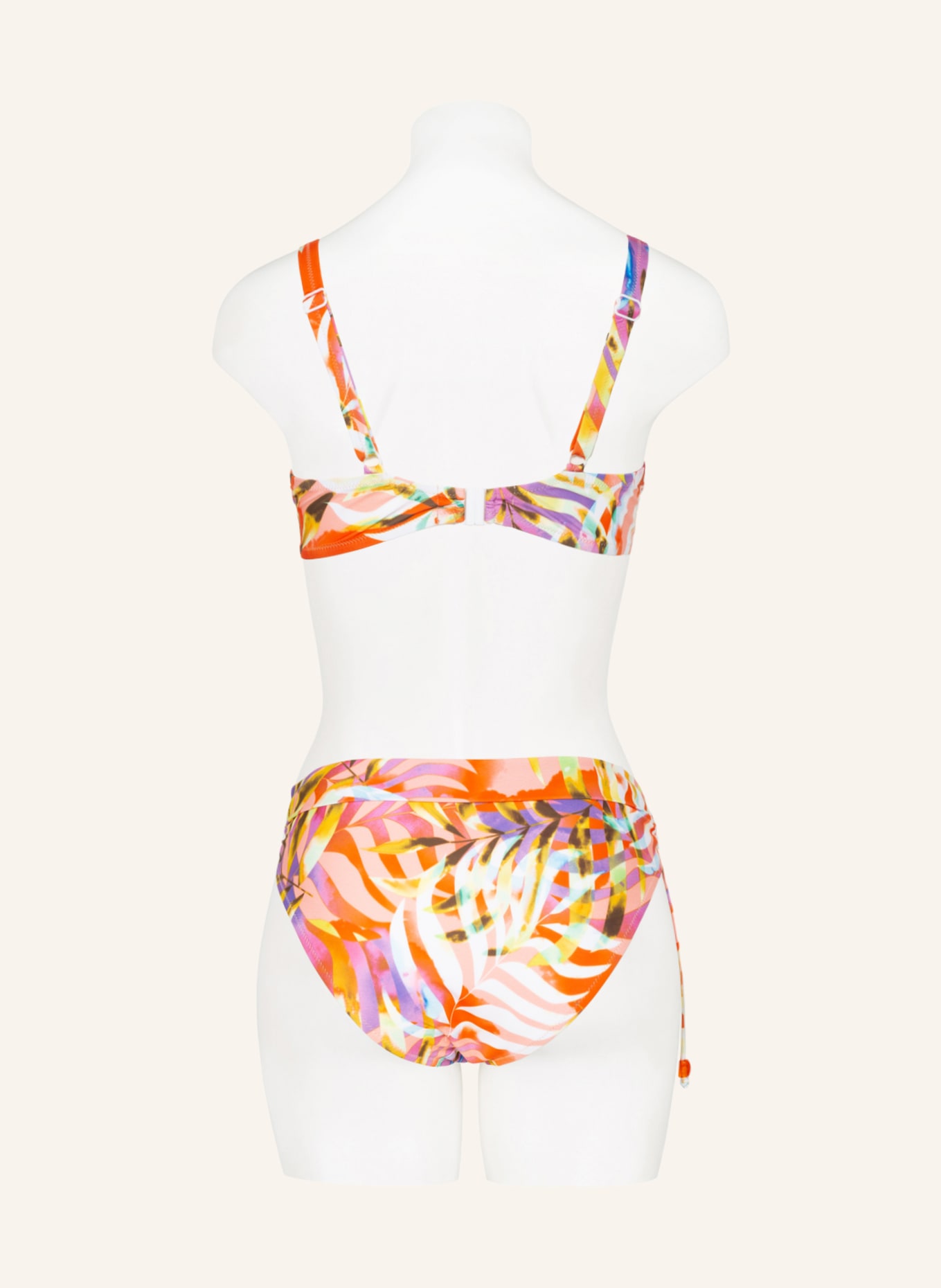 Lidea High-waist bikini bottoms CIRCUS, Color: WHITE/ ORANGE/ PURPLE (Image 3)
