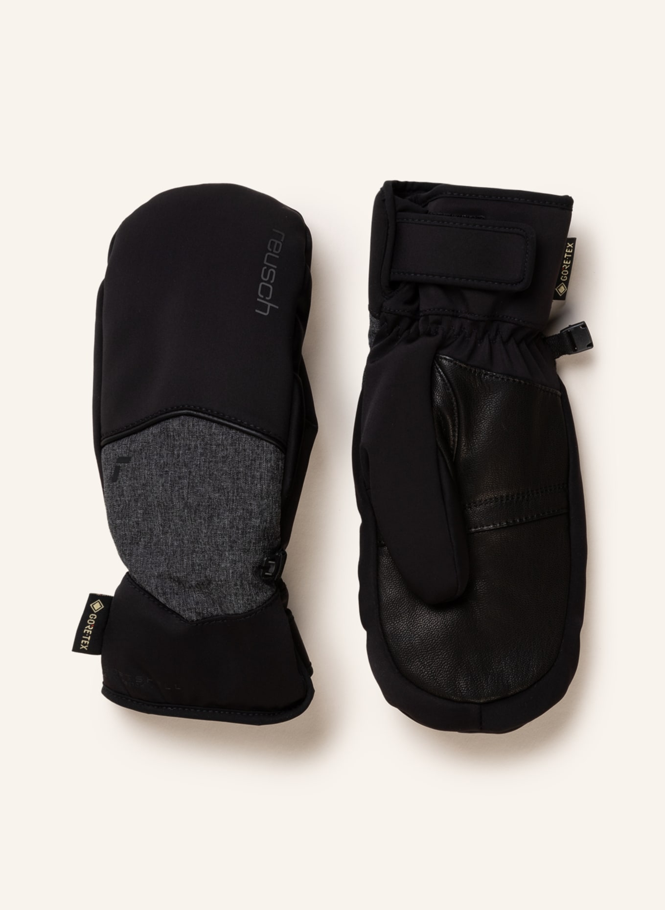 reusch Ski gloves, Color: 7721 7721 black/black melange (Image 1)