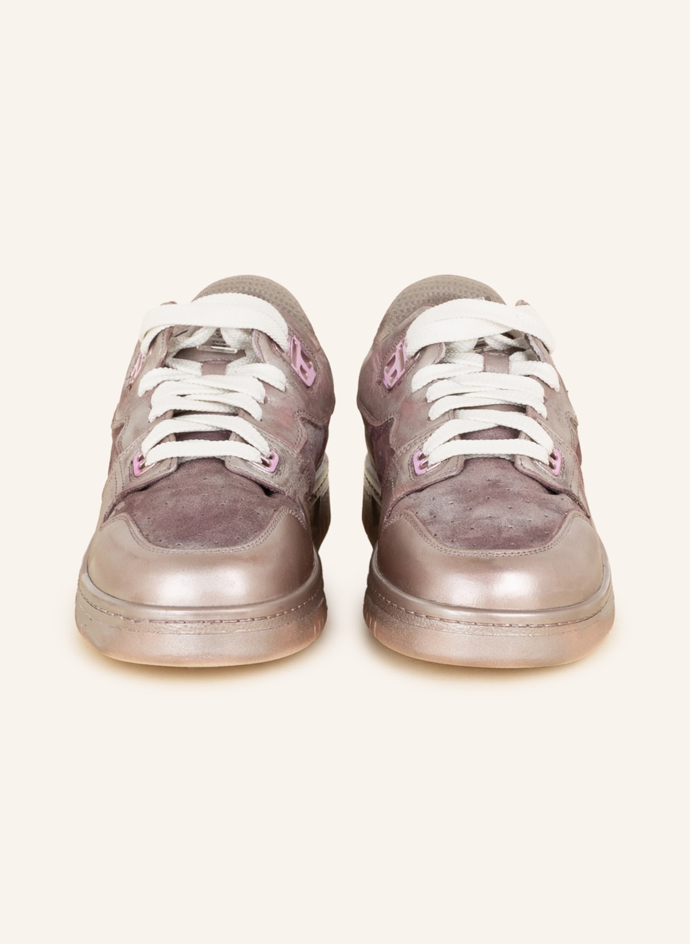 Acne Studios Sneakers, Color: WHITE/ SILVER/ PINK (Image 3)
