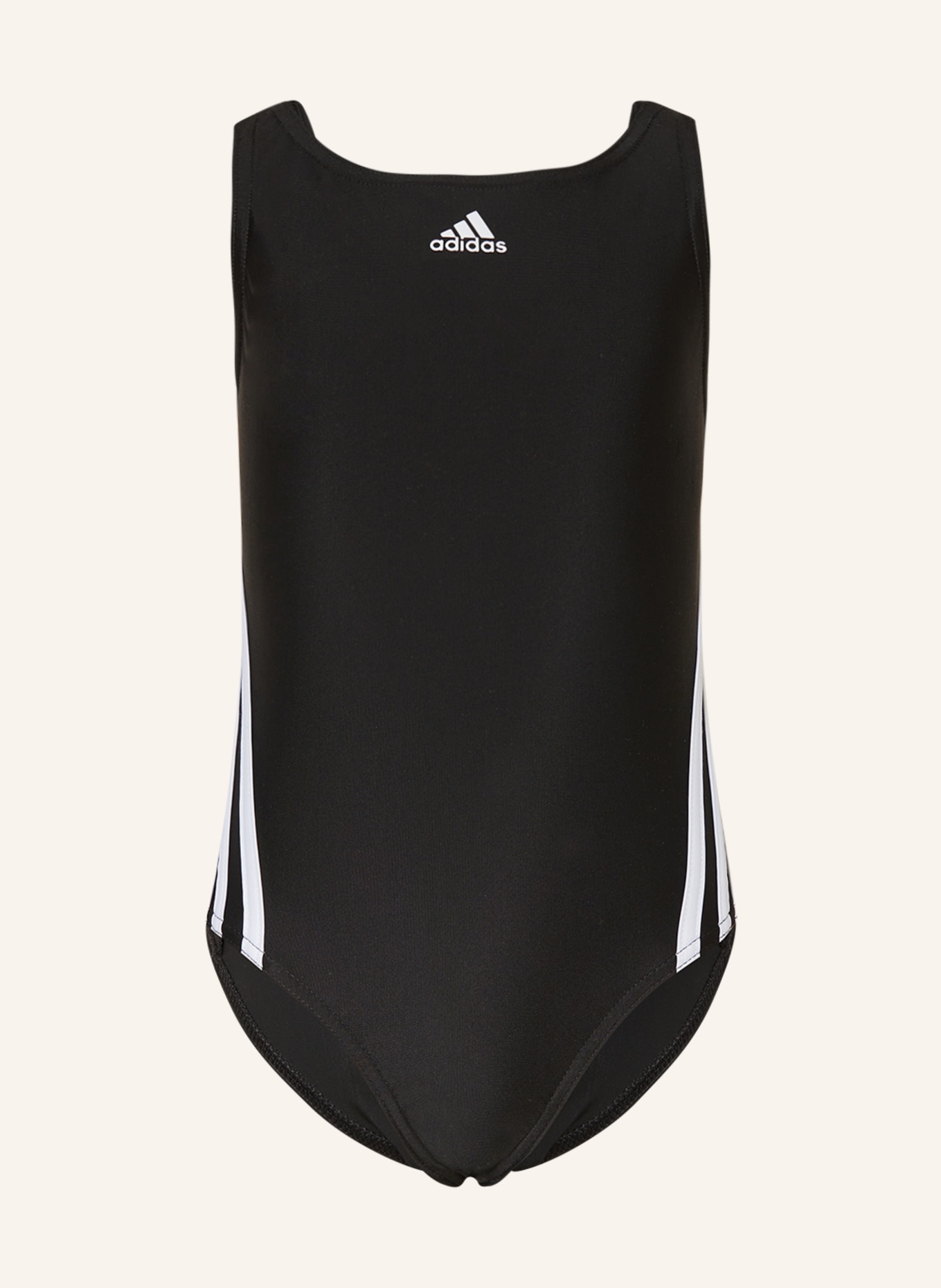 adidas Badeanzug 3-STREIFEN, Farbe: SCHWARZ (Bild 1)