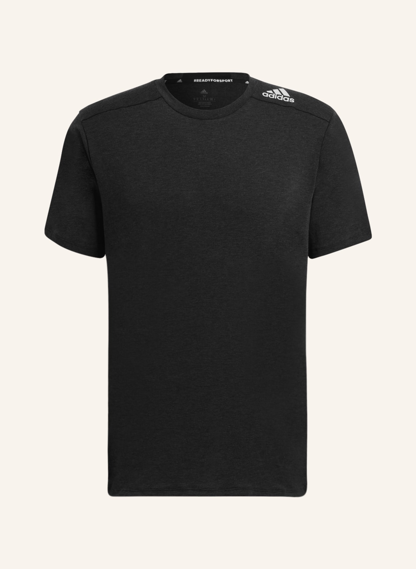 adidas T-Shirt DESIGNED FOR TRAINING, Farbe: SCHWARZ (Bild 1)