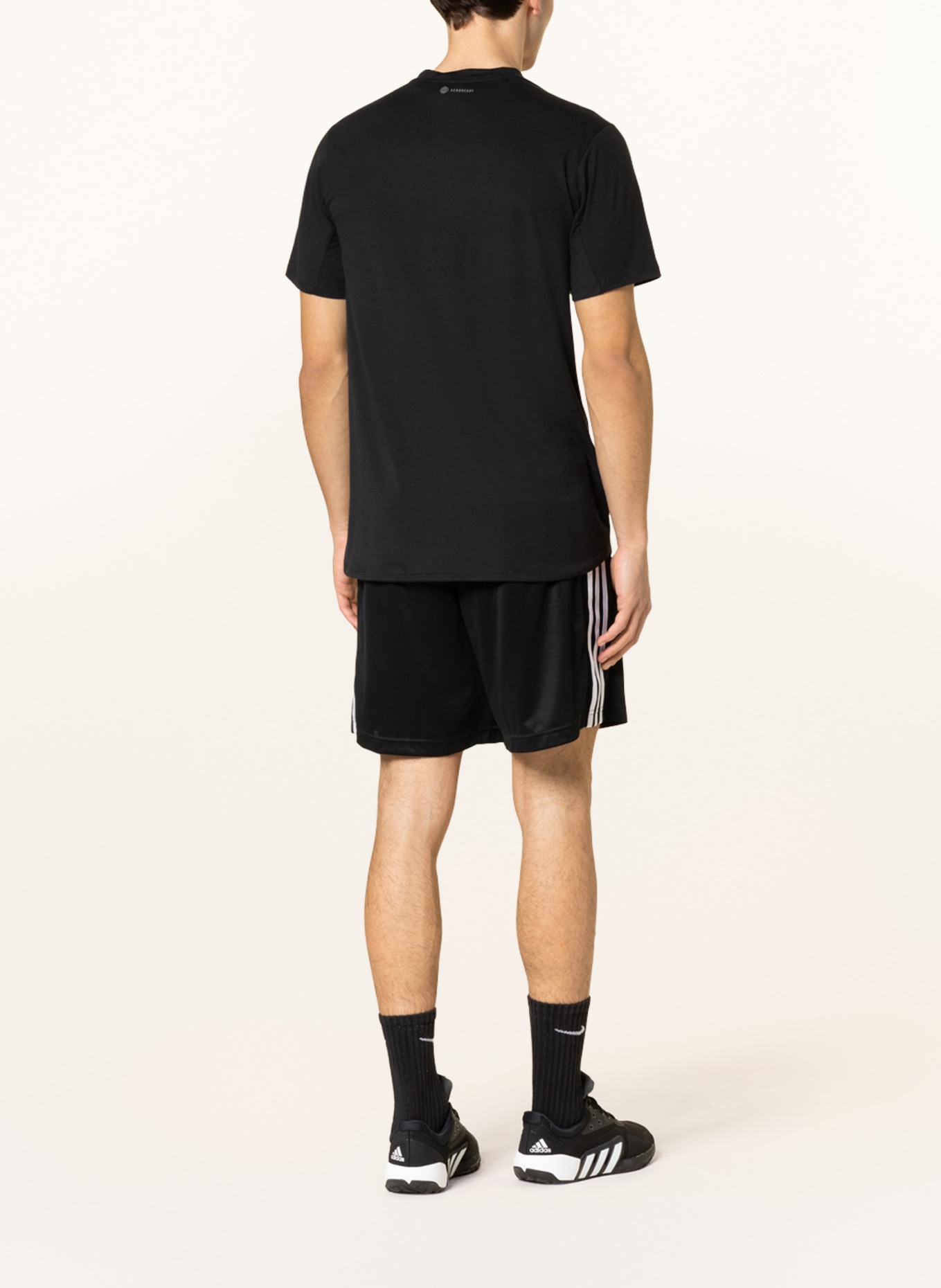 adidas T-Shirt DESIGNED FOR TRAINING, Farbe: SCHWARZ (Bild 3)