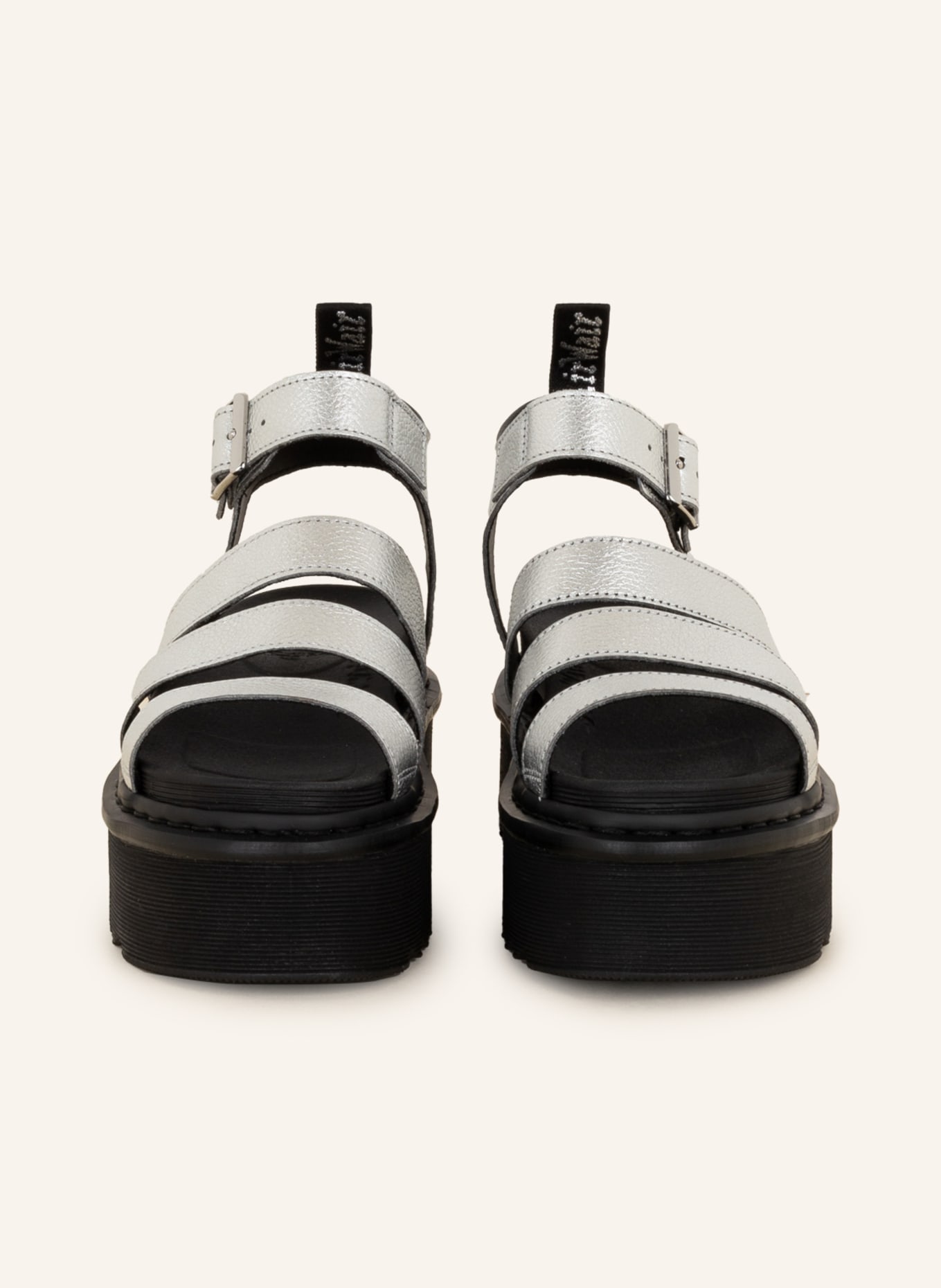Dr. Martens Platform sandals BLAIR QUAD, Color: SILVER (Image 3)
