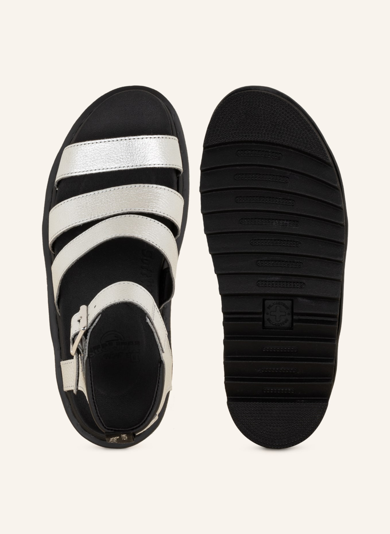 Dr. Martens Platform sandals BLAIR QUAD, Color: SILVER (Image 5)