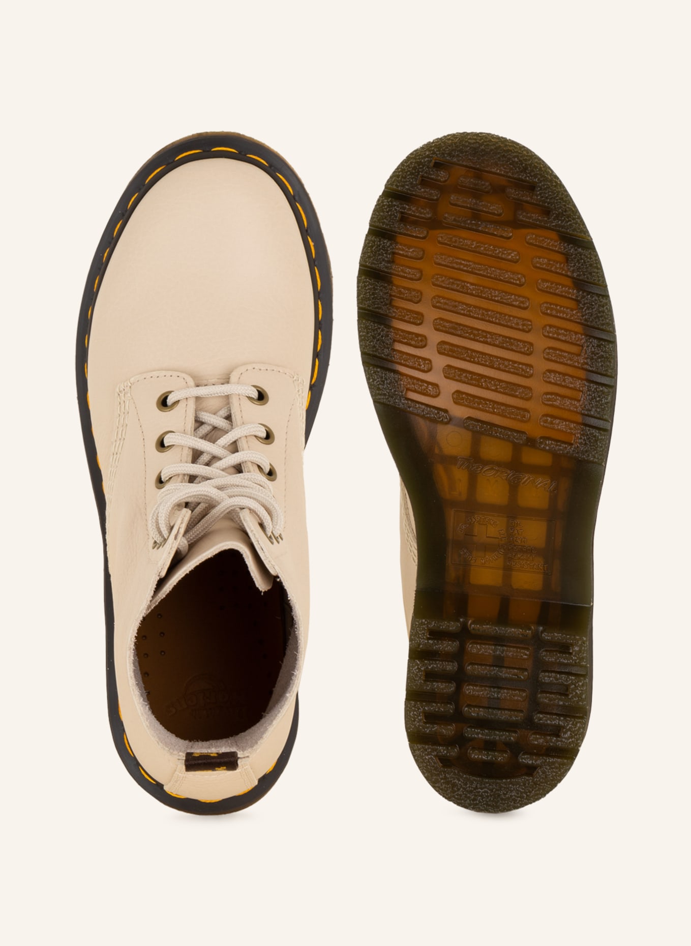 Dr. Martens Šněrovací boty 1460 PASCAL, Barva: BÉŽOVÁ (Obrázek 5)