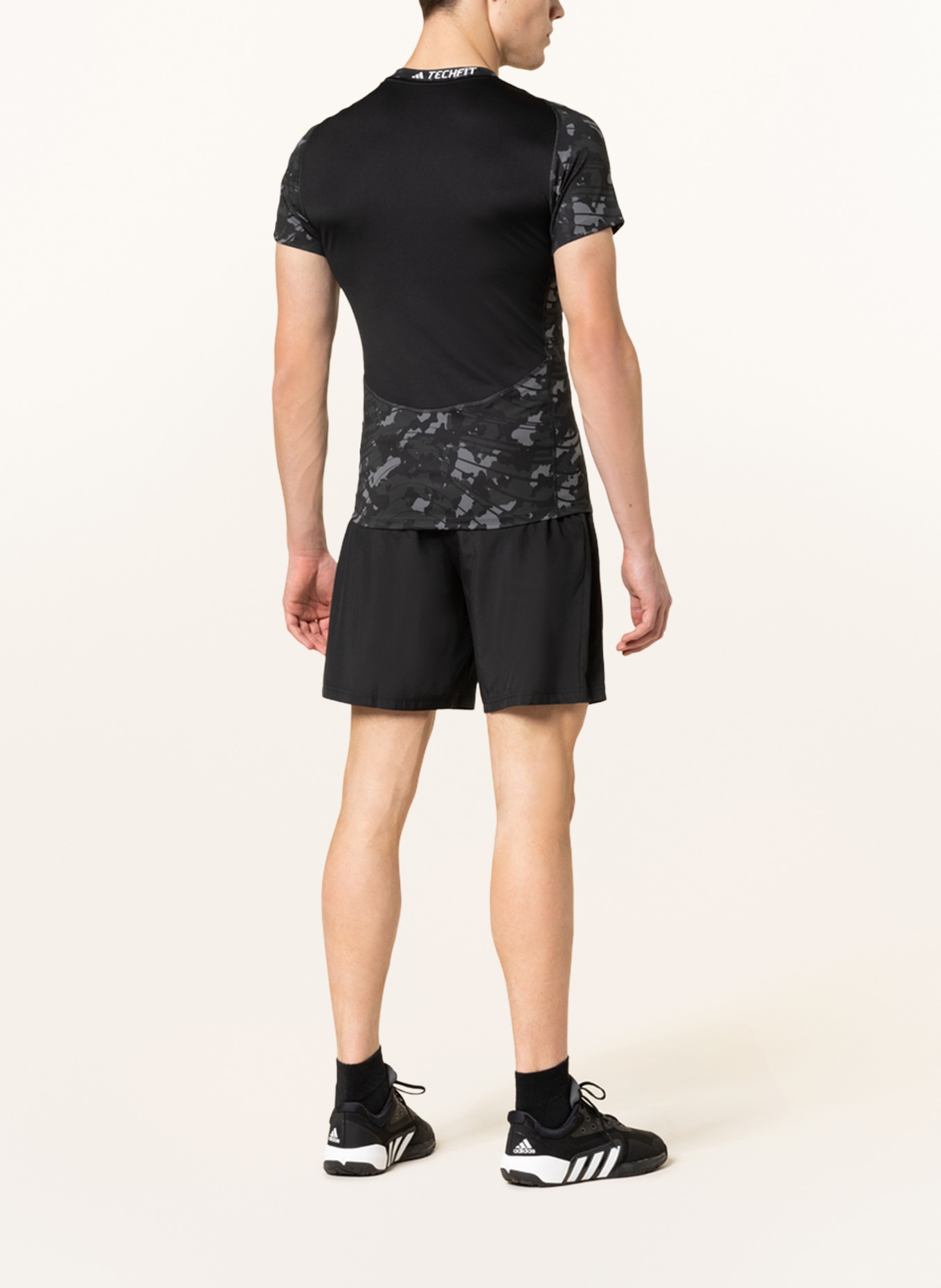 adidas Training shorts TRAIN ESSENTIALS with mesh, Color: BLACK/ WHITE (Image 3)