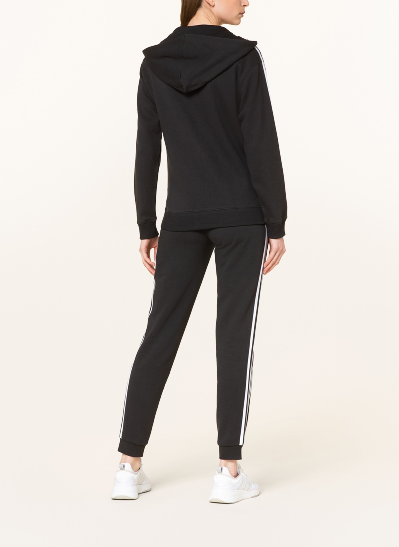 adidas Sweat jacket ESSENTIALS, Color: BLACK (Image 3)