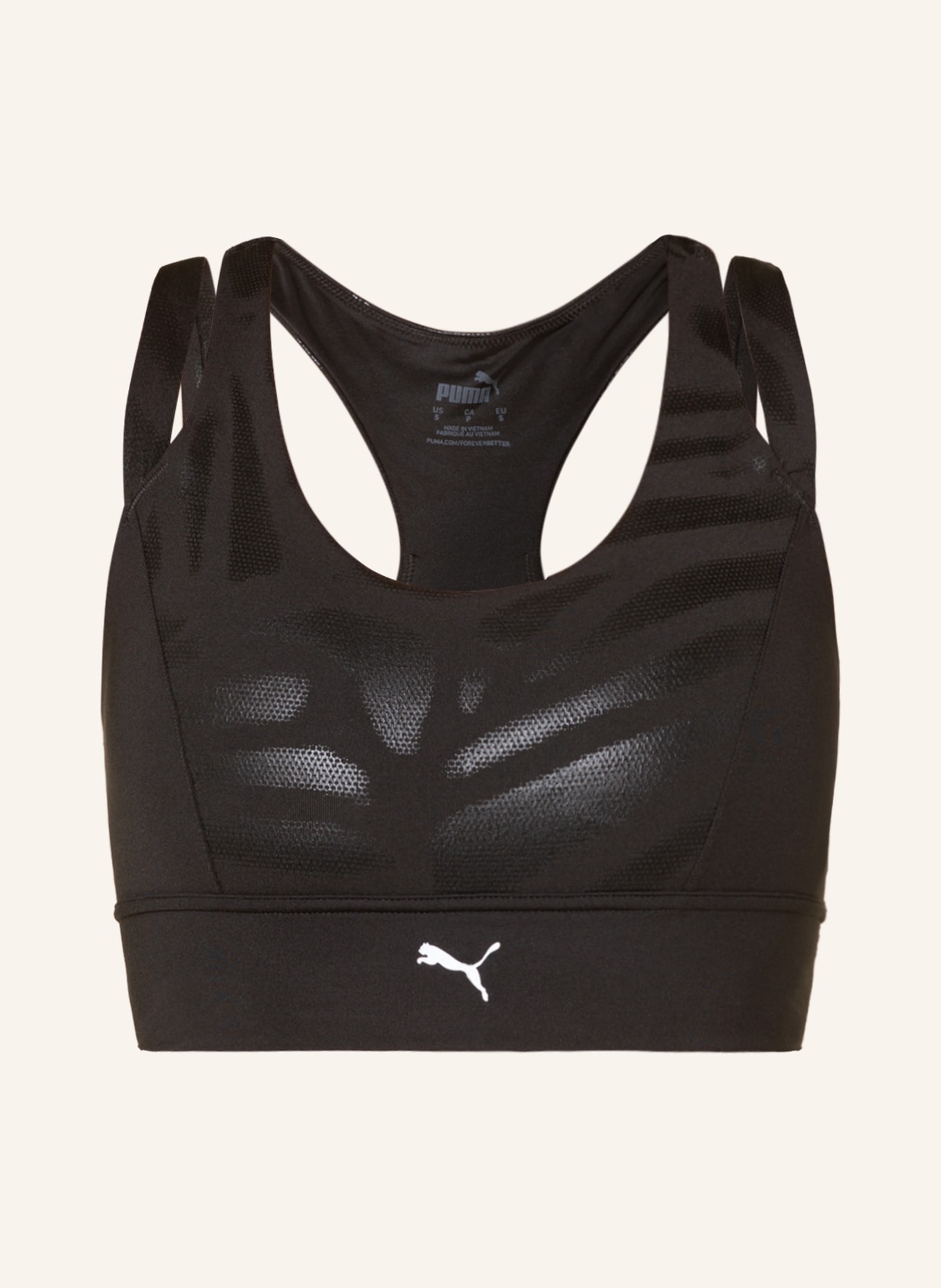 PUMA Sports bra NOVA SHINE EVERSCULPT in black