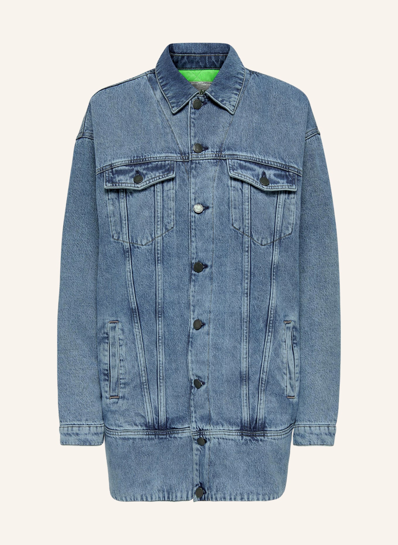 ONLY Oversized denim jacket, Color: BLUE (Image 1)
