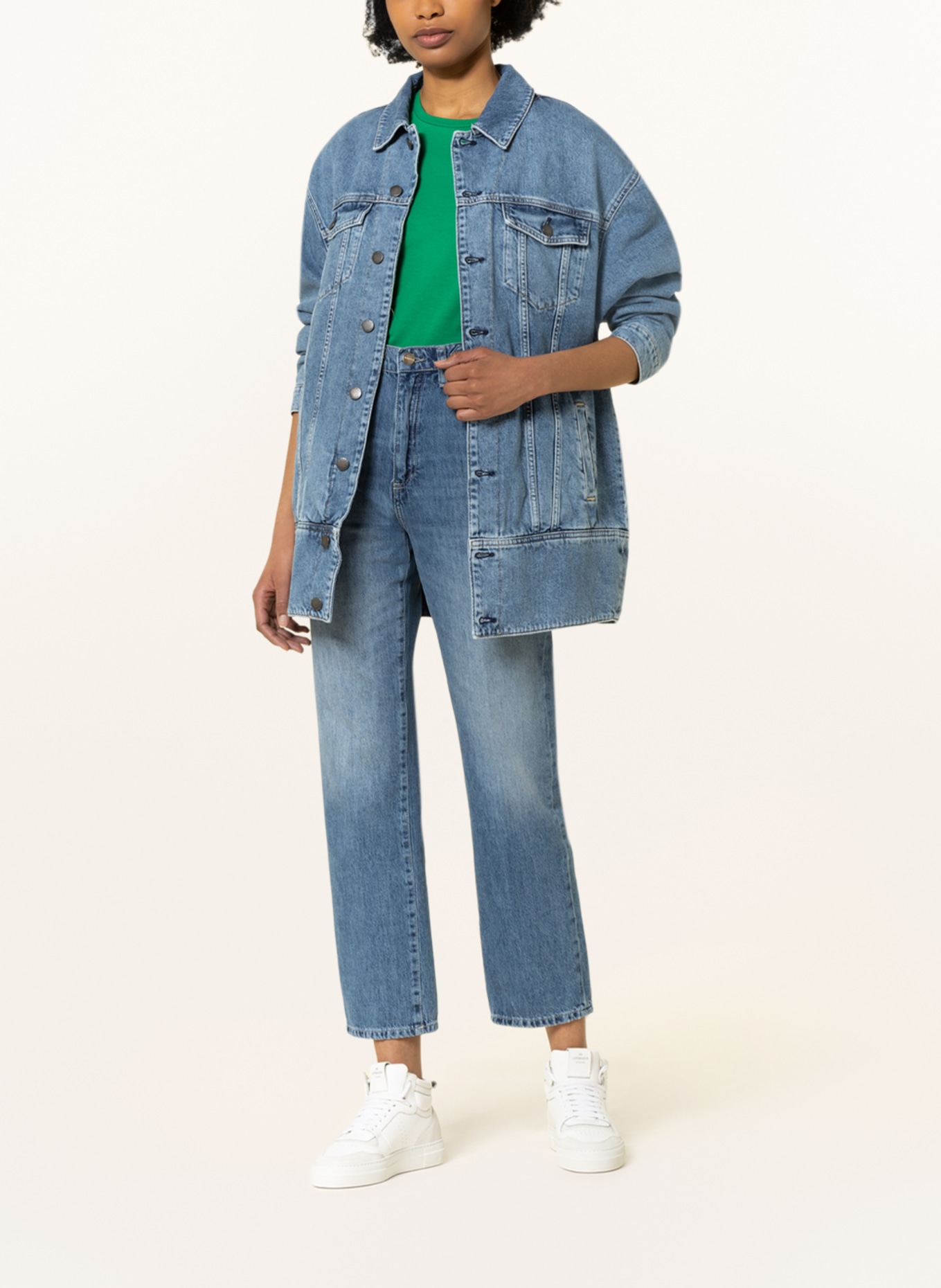 ONLY Kurtka jeansowa oversize, Kolor: NIEBIESKI (Obrazek 2)
