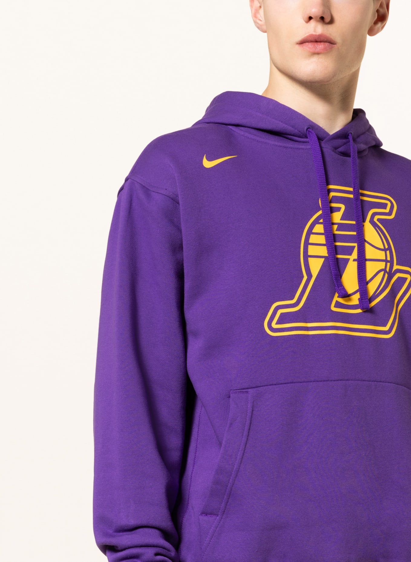 Nike LOS ANGELES LAKERS ESSENTIALS HOODIE Purple