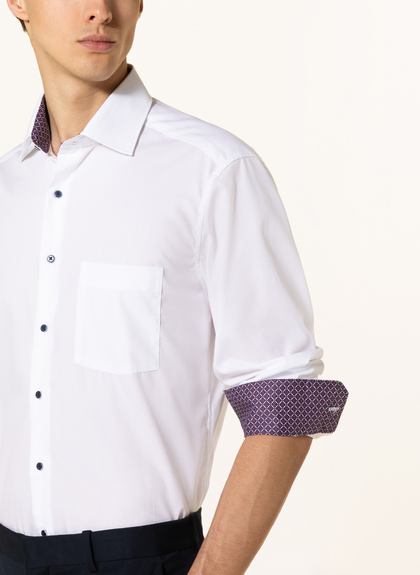 ETERNA Shirt modern fit, Color: WHITE (Image 4)