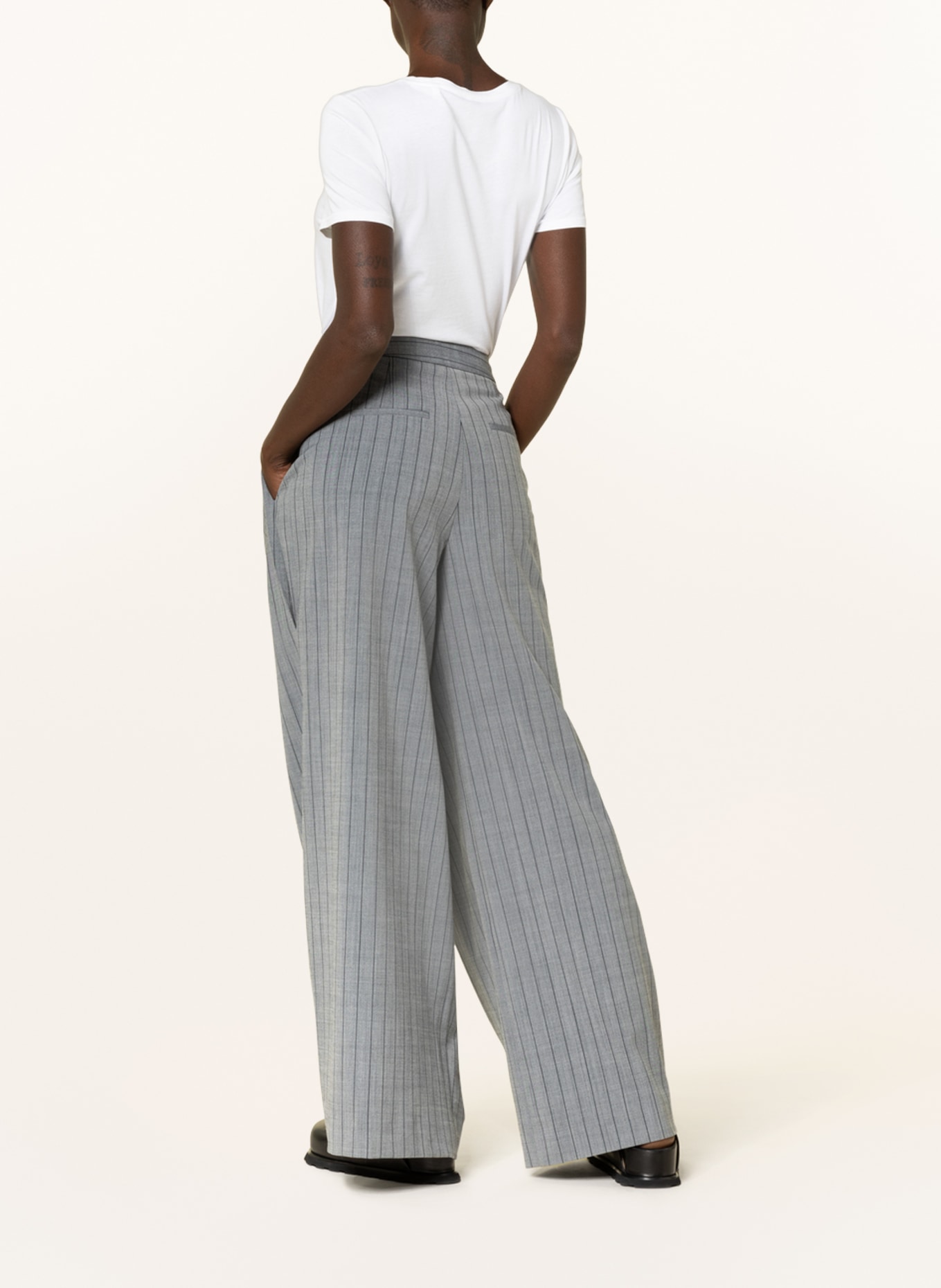 CLOSED Wide leg trousers ZOLA, Color: GRAY (Image 3)