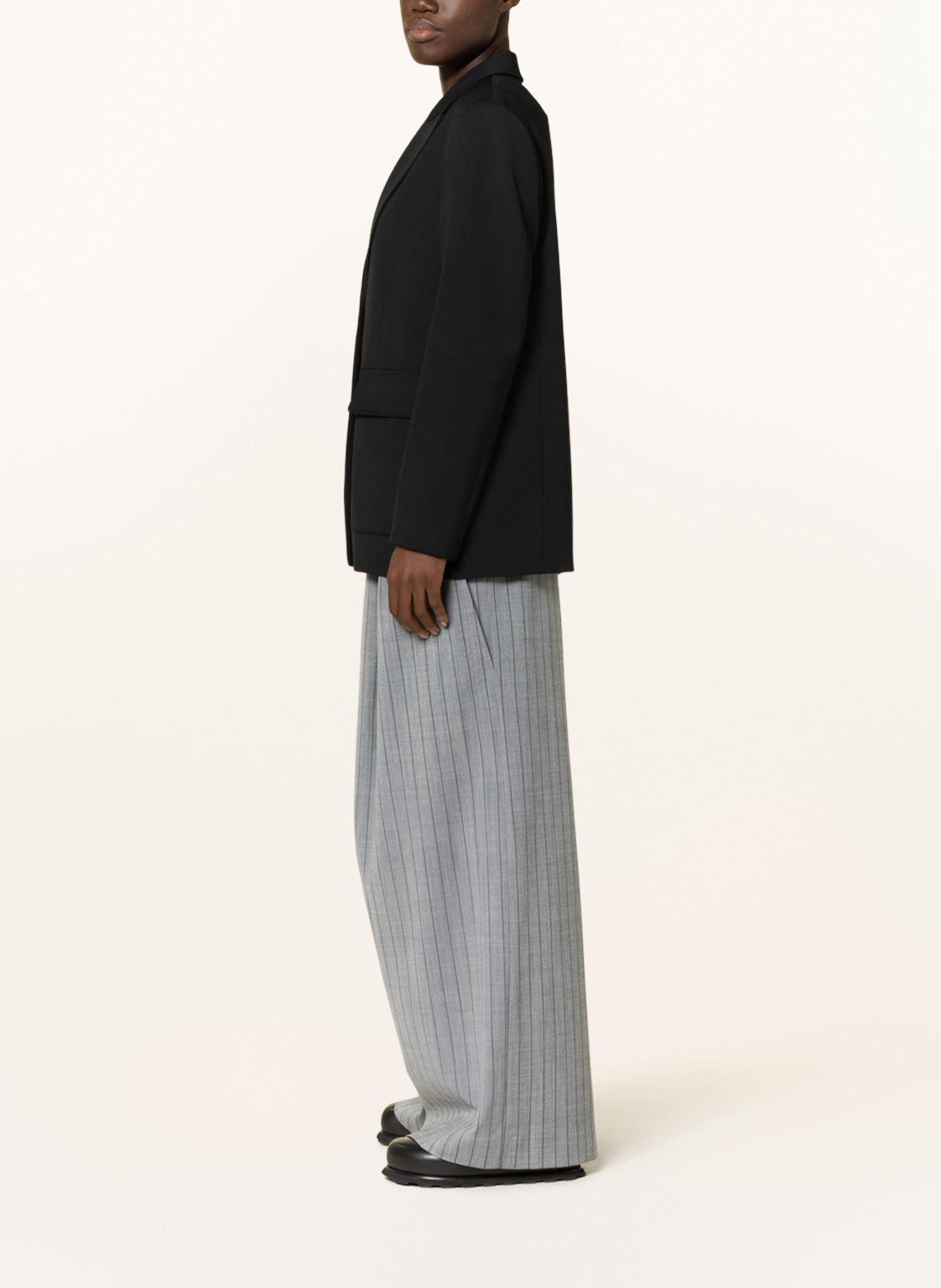 CLOSED Wide leg trousers ZOLA, Color: GRAY (Image 4)