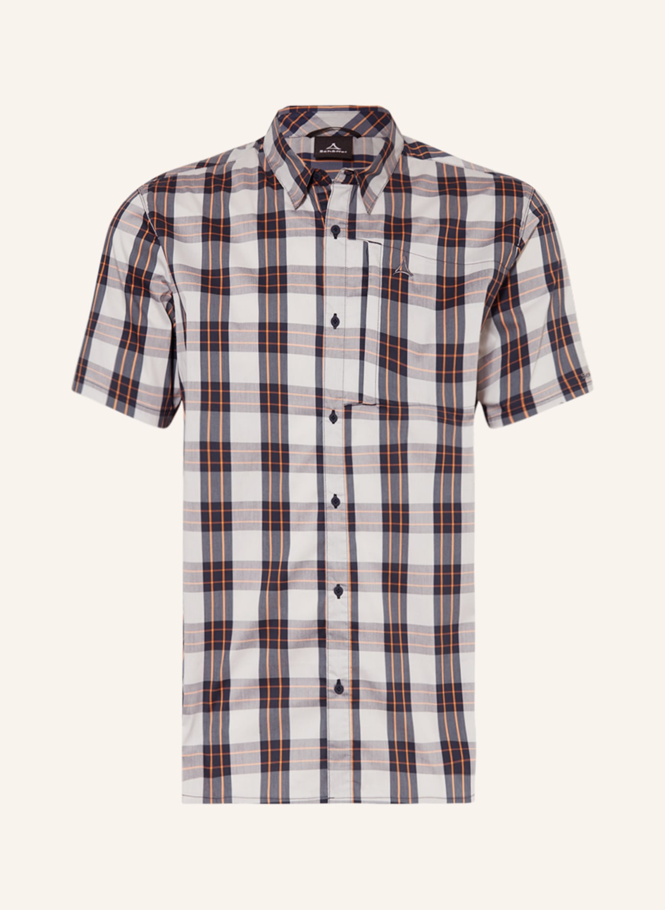 Schöffel Outdoor shirt BURGSPITZ, Color: WHITE/ GRAY (Image 1)