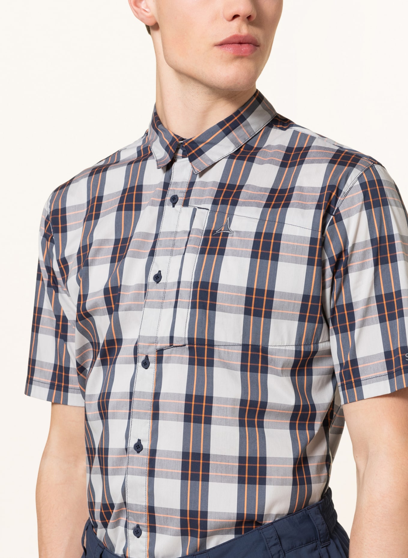 Schöffel Outdoor shirt BURGSPITZ, Color: WHITE/ GRAY (Image 4)