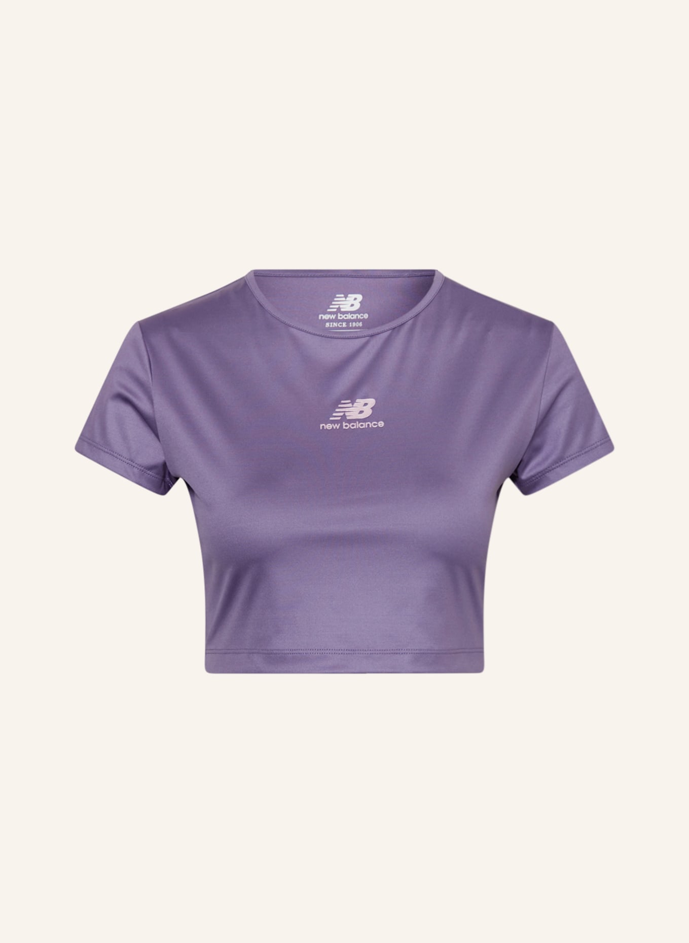 new balance Cropped-Shirt ATHLETICS PEARL, Farbe: HELLLILA (Bild 1)