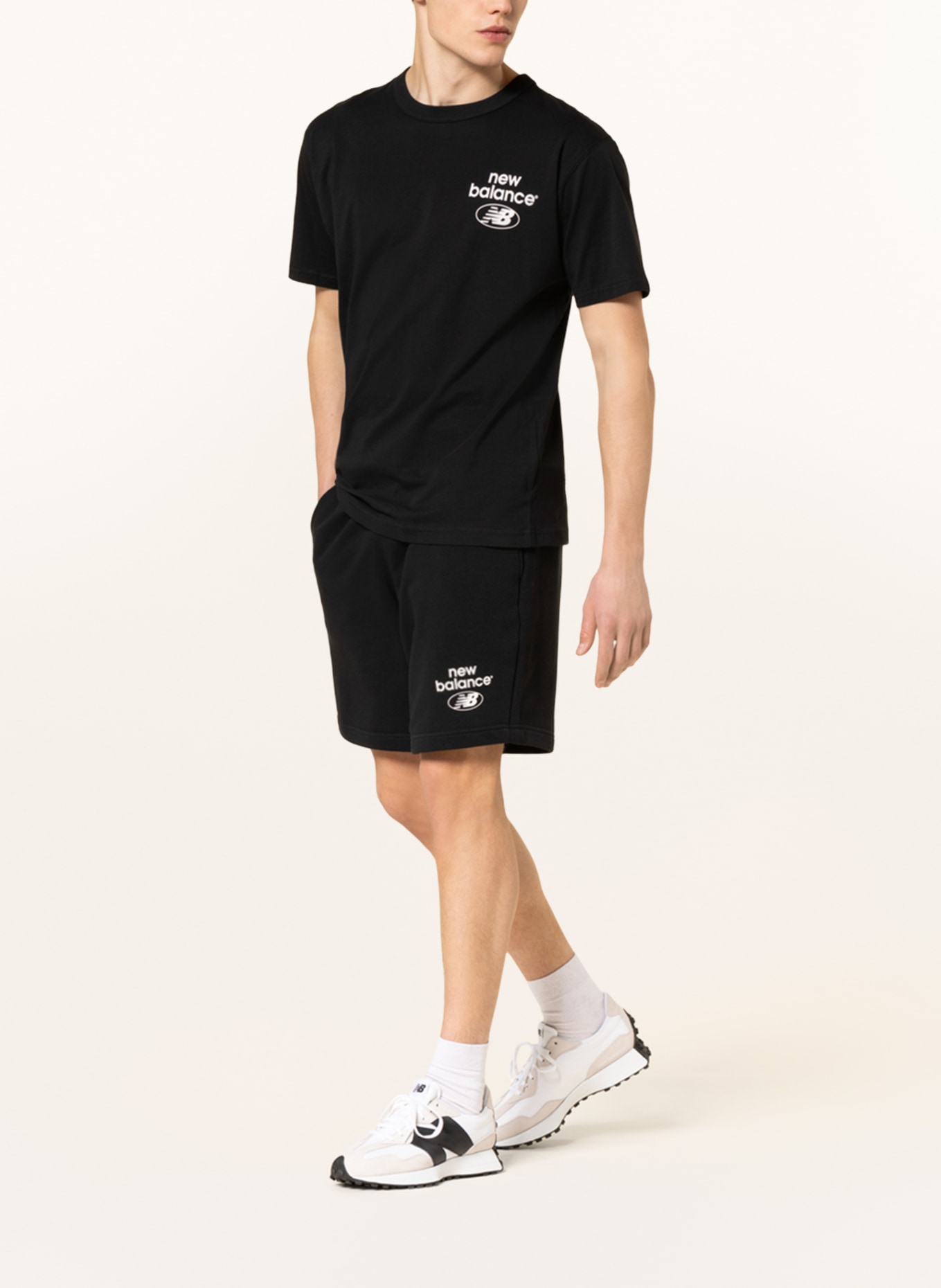 New balance top sweat shorts
