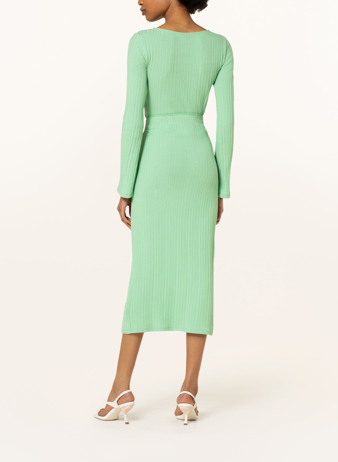 gina tricot Jersey skirt ADELA, Color: LIGHT GREEN (Image 3)