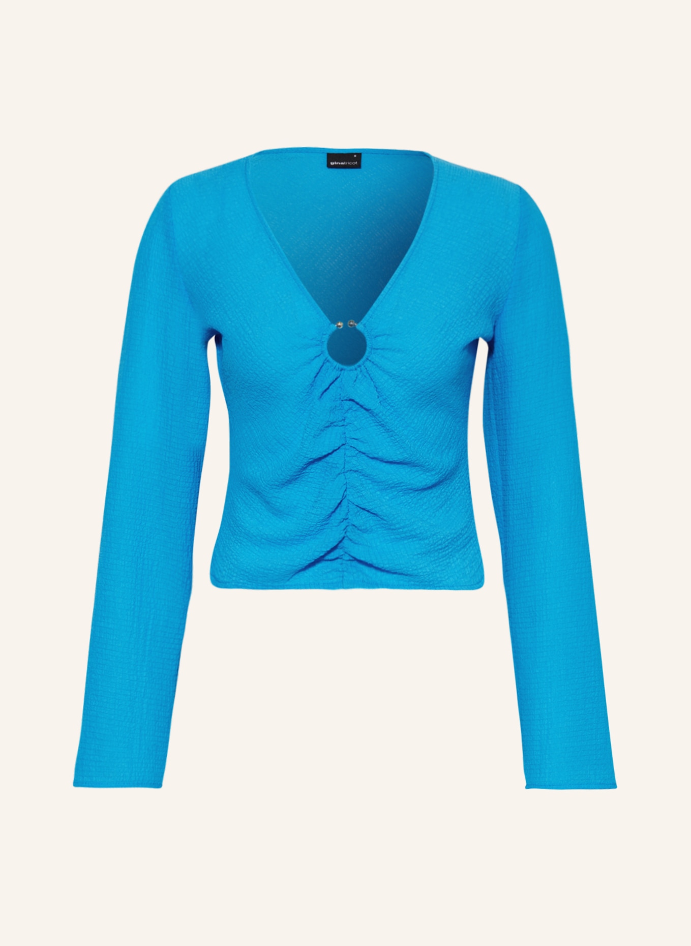 gina tricot Blusenshirt SHANE, Farbe: BLAU (Bild 1)