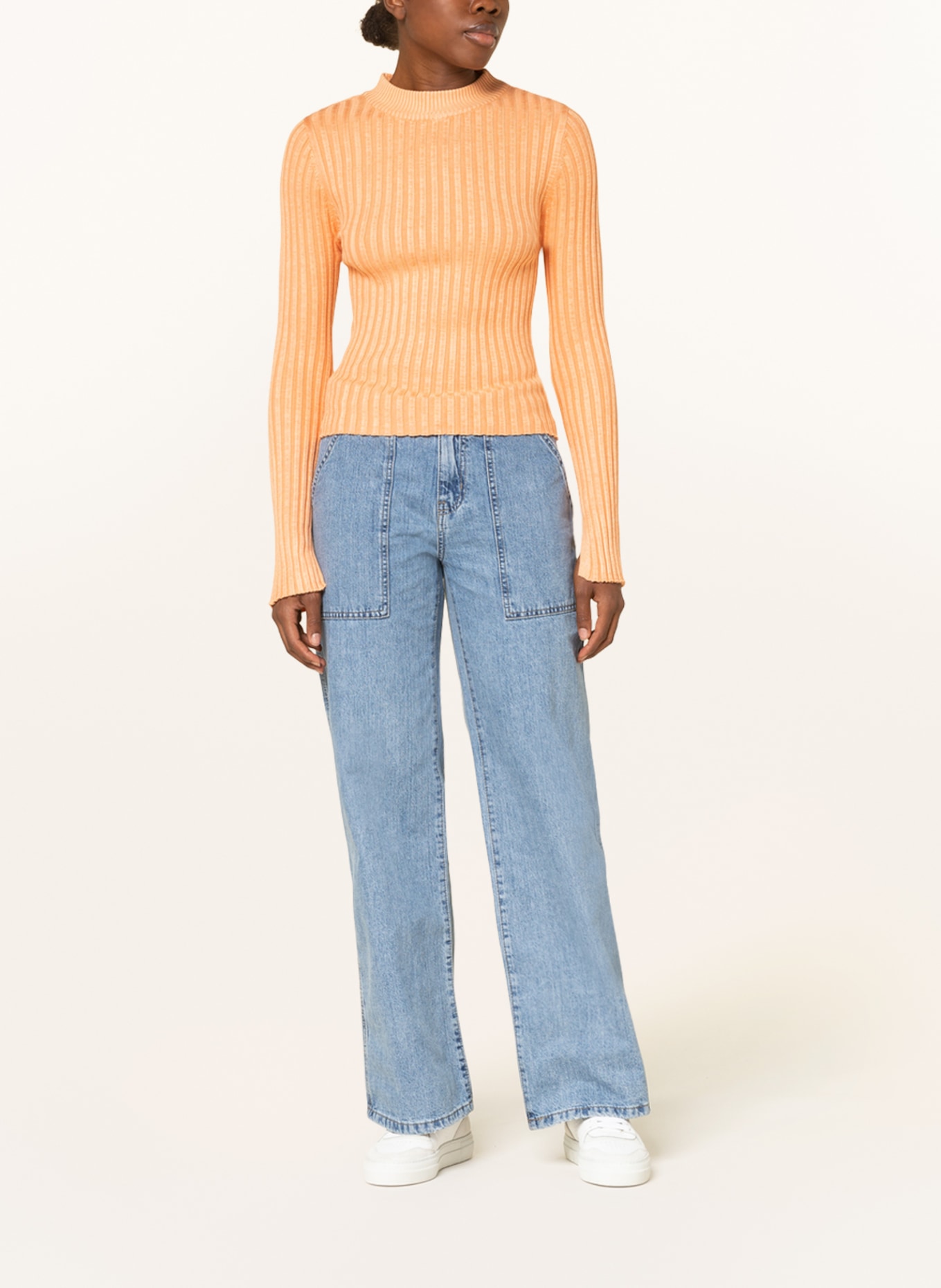 gina tricot Flared Jeans WORKER, Farbe: 5961 Indigo (Bild 2)