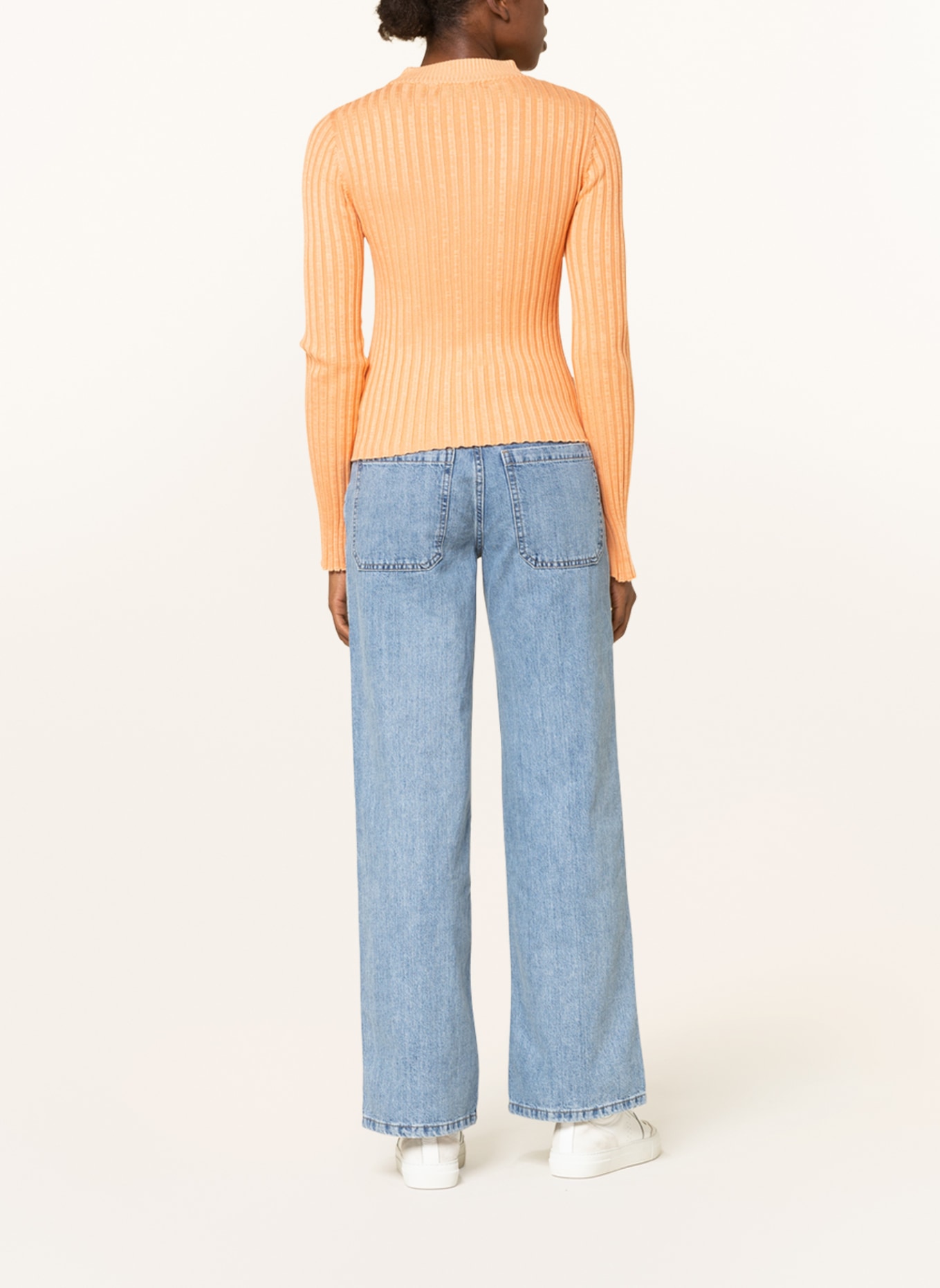 gina tricot Flared jeans WORKER, Color: 5961 Indigo (Image 3)