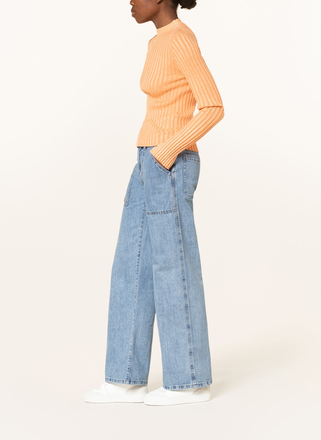 gina tricot Flared Jeans WORKER, Farbe: 5961 Indigo (Bild 4)