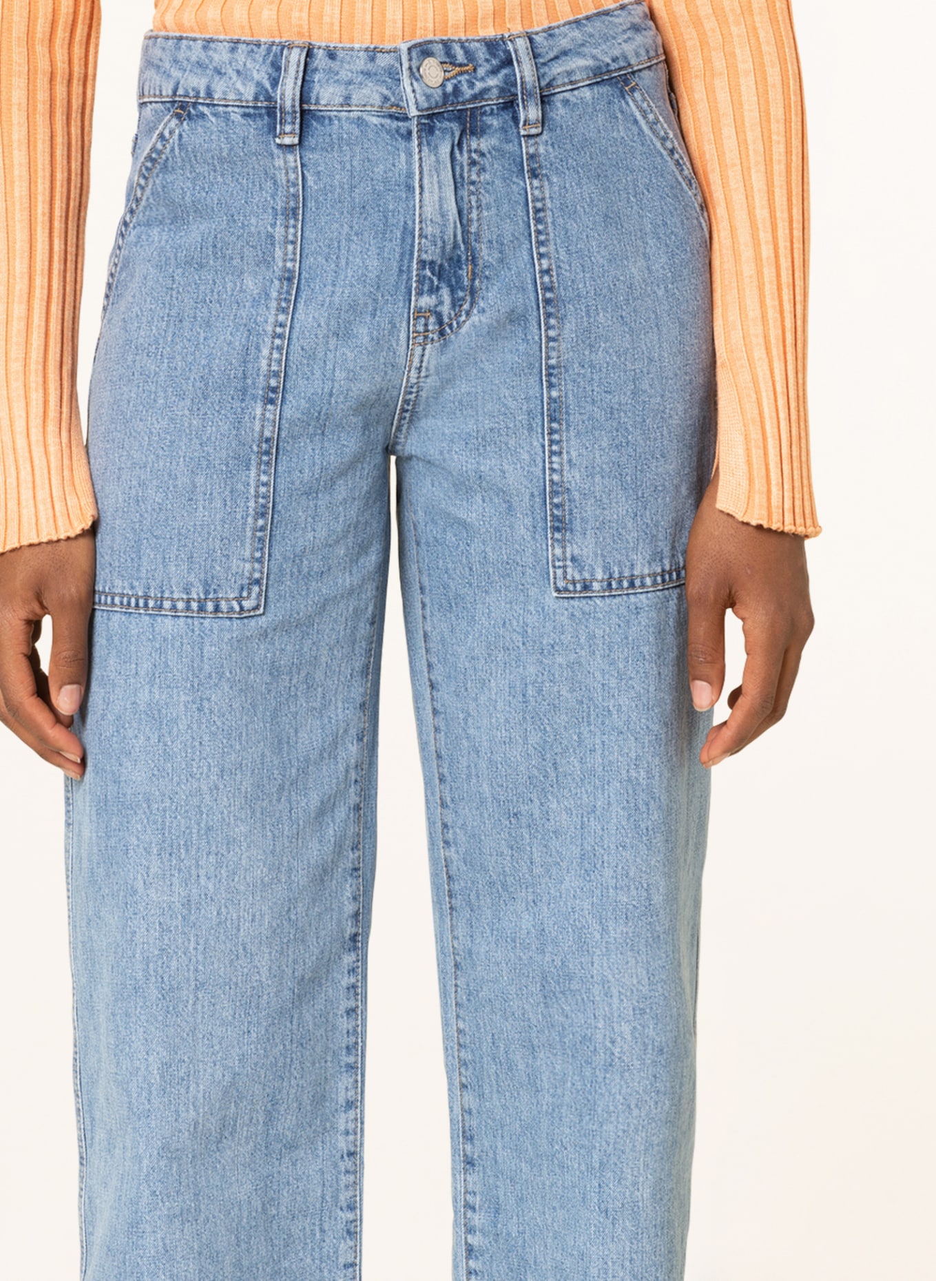 gina tricot Flared Jeans WORKER, Farbe: 5961 Indigo (Bild 5)